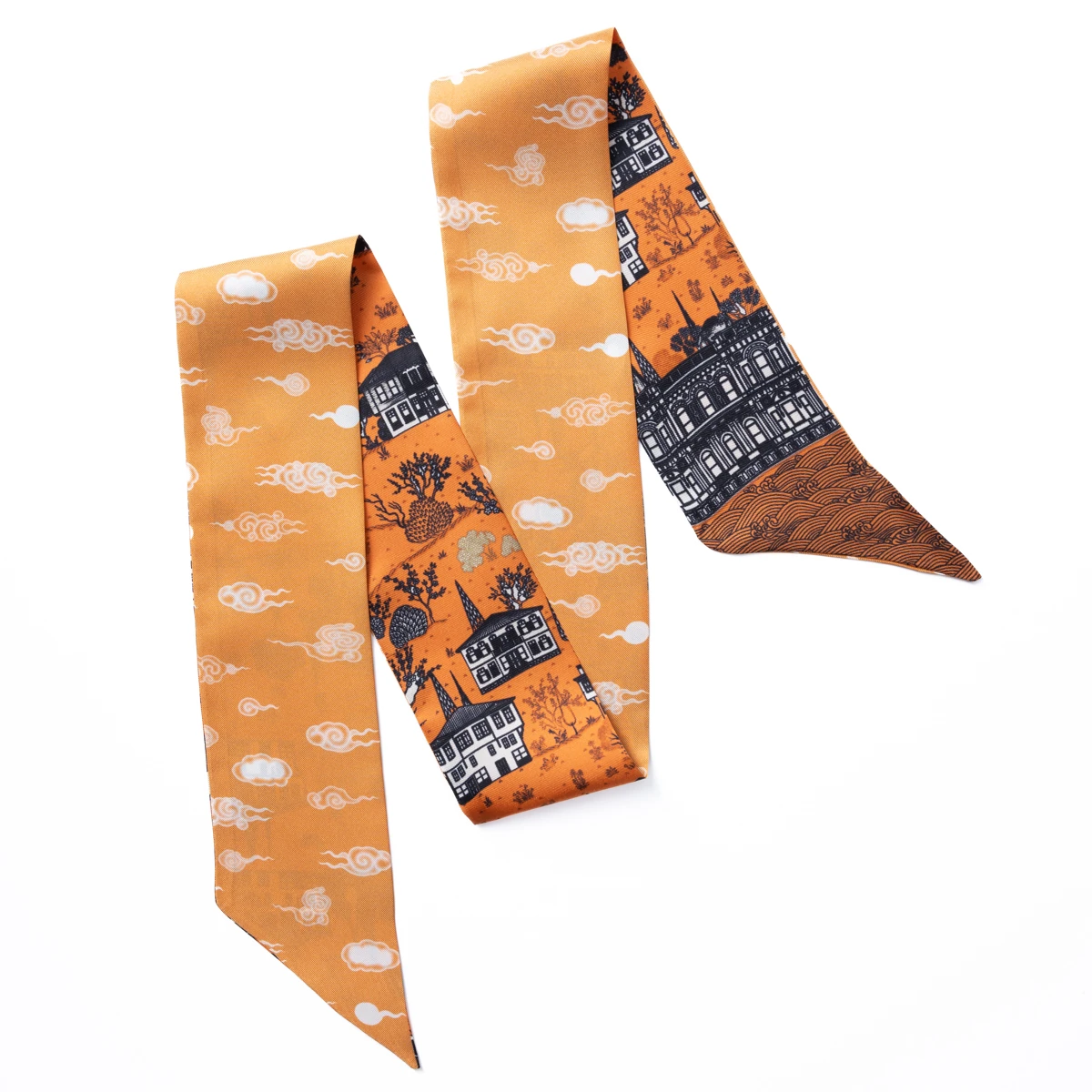 Beylerbeyi İpek Fular - Turuncu