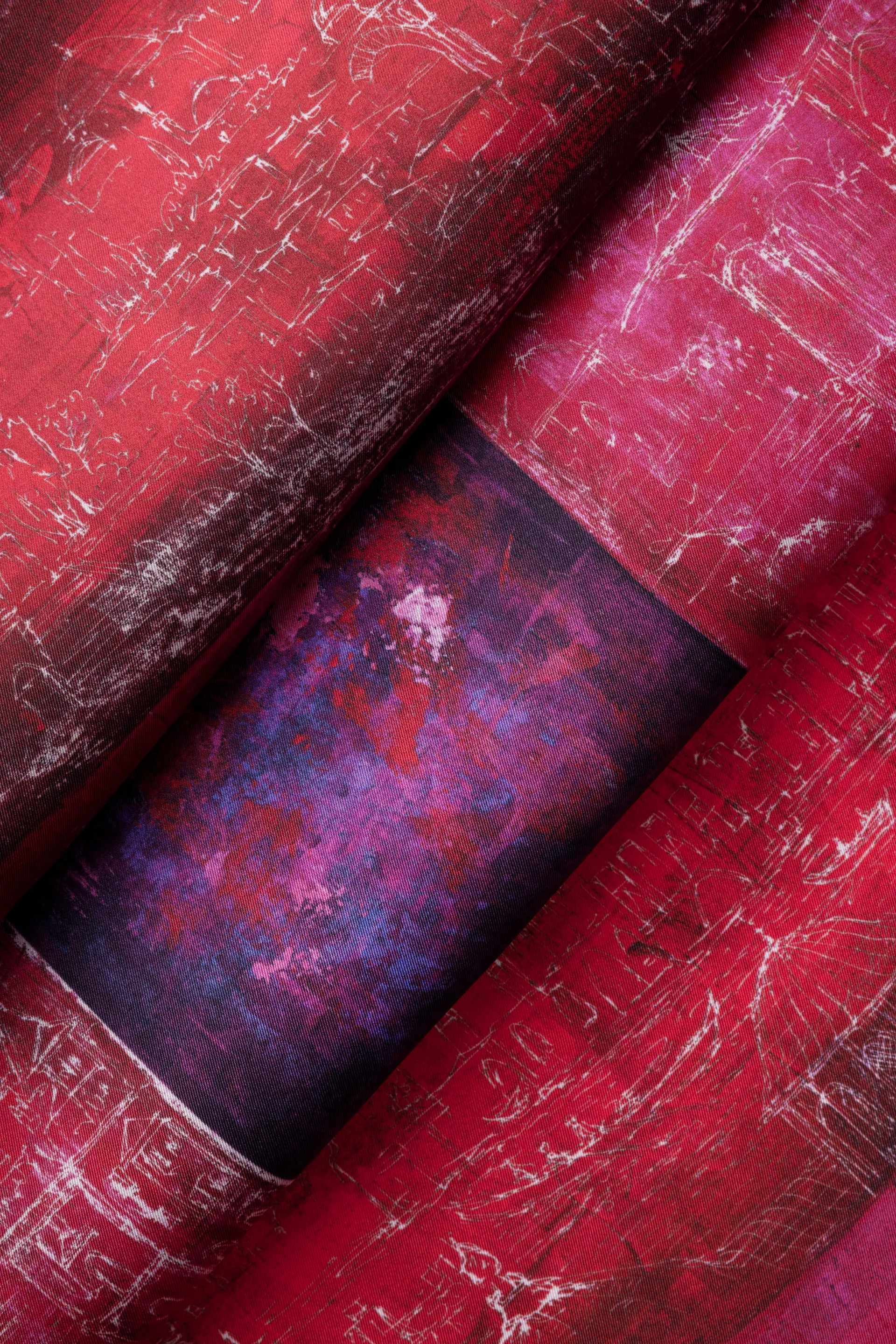 Granada Gülleri İpek Eşarp