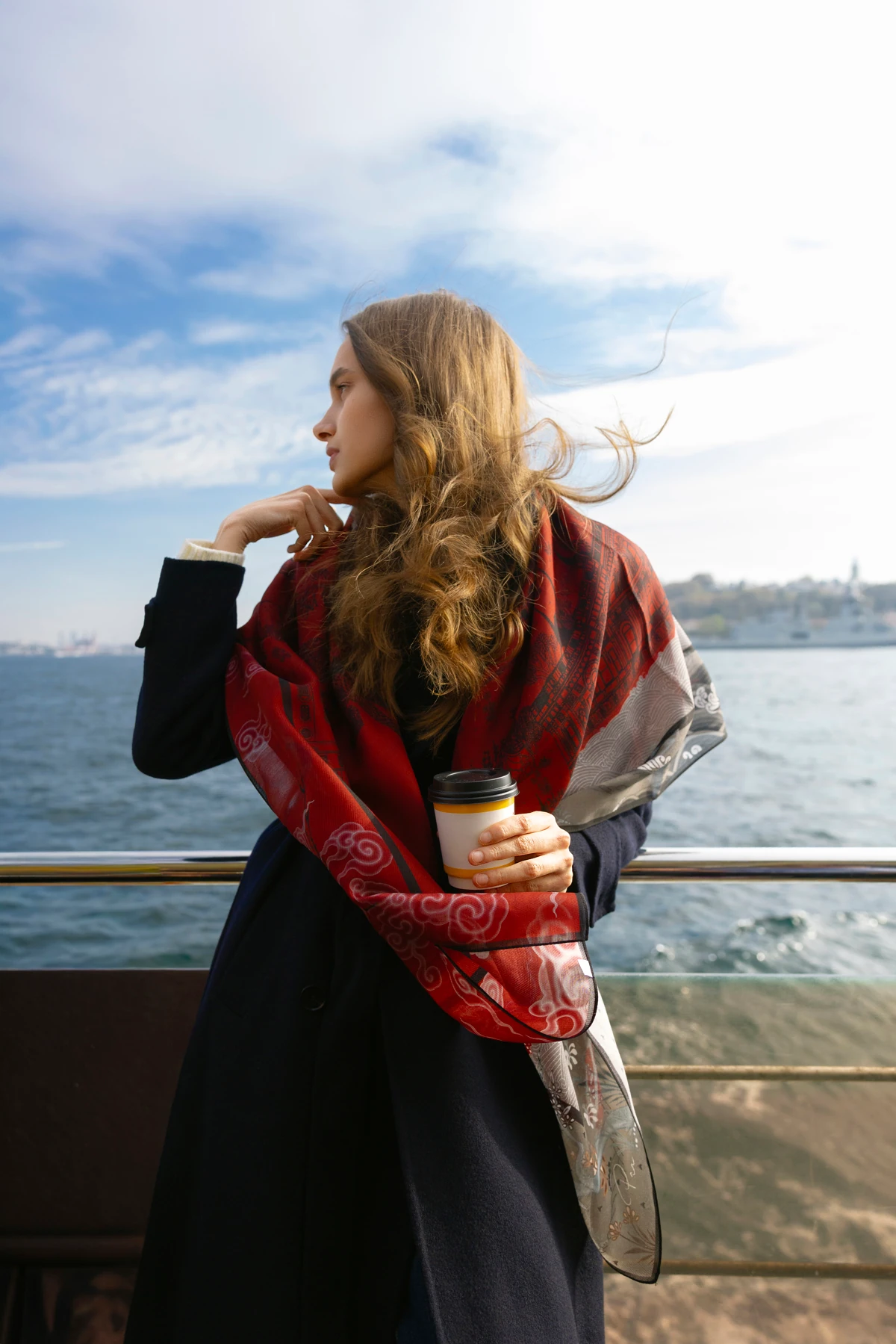 Beylerbeyi Yün İpek Kare Şal