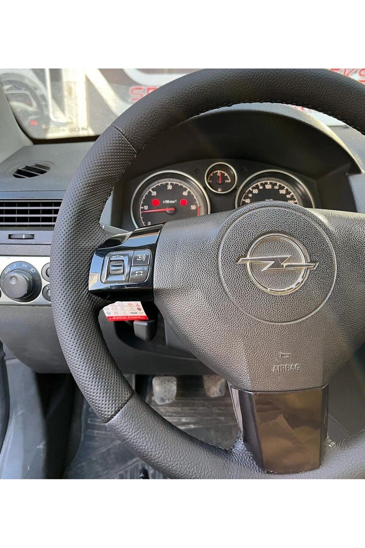 OPEL ASTRA H ARACA ÖZEL DİKMELİ DİREKSİYON KILIFI(AÇIKLAMAYI OKUYUNUZ)