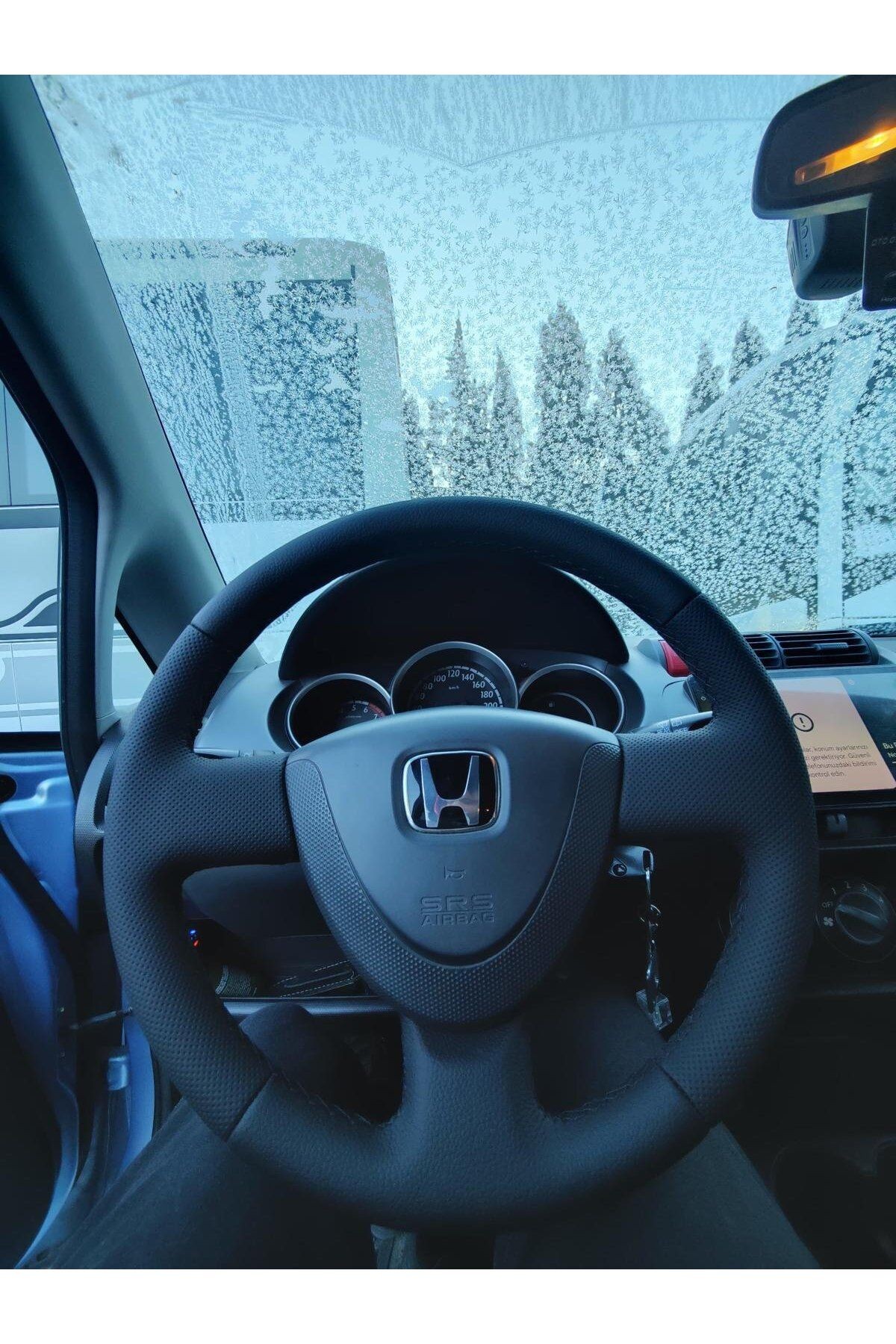 HONDA JAZZ, CİTY ARACA ÖZEL DİKMELİ DİREKSİYON KILIFI TUŞSUZ DİREKSİYON(AÇIKLAMAYI OKUYUNUZ)