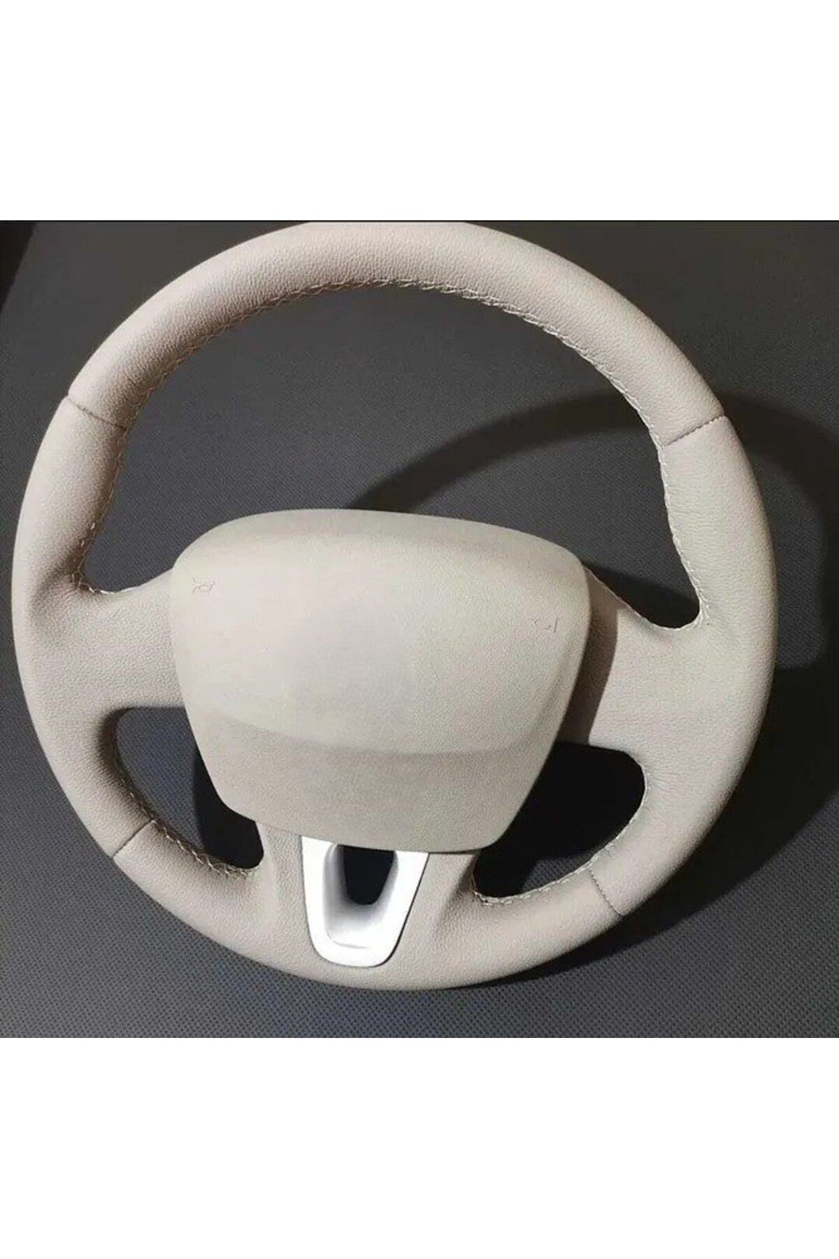 Renault Fluence Araca Özel Direksiyon Kılıfı Tuşsuz Fluence Beji (AÇIKLAMAYI OKUYNZ)