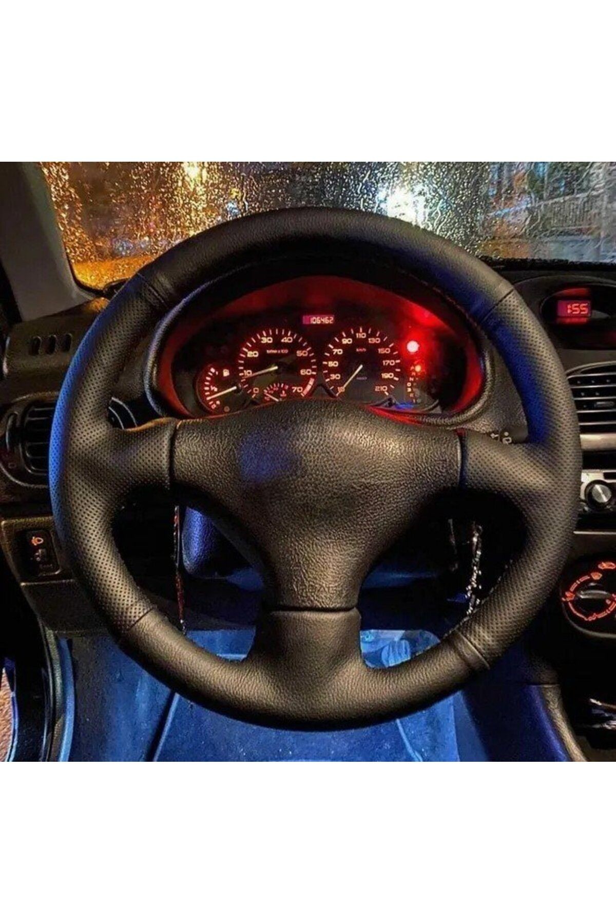 Peugeot 206 1999-2003 Araca Özel Spor Model Direksiyon Kılıfı (AÇIKLAMAYI OKUYNZ)