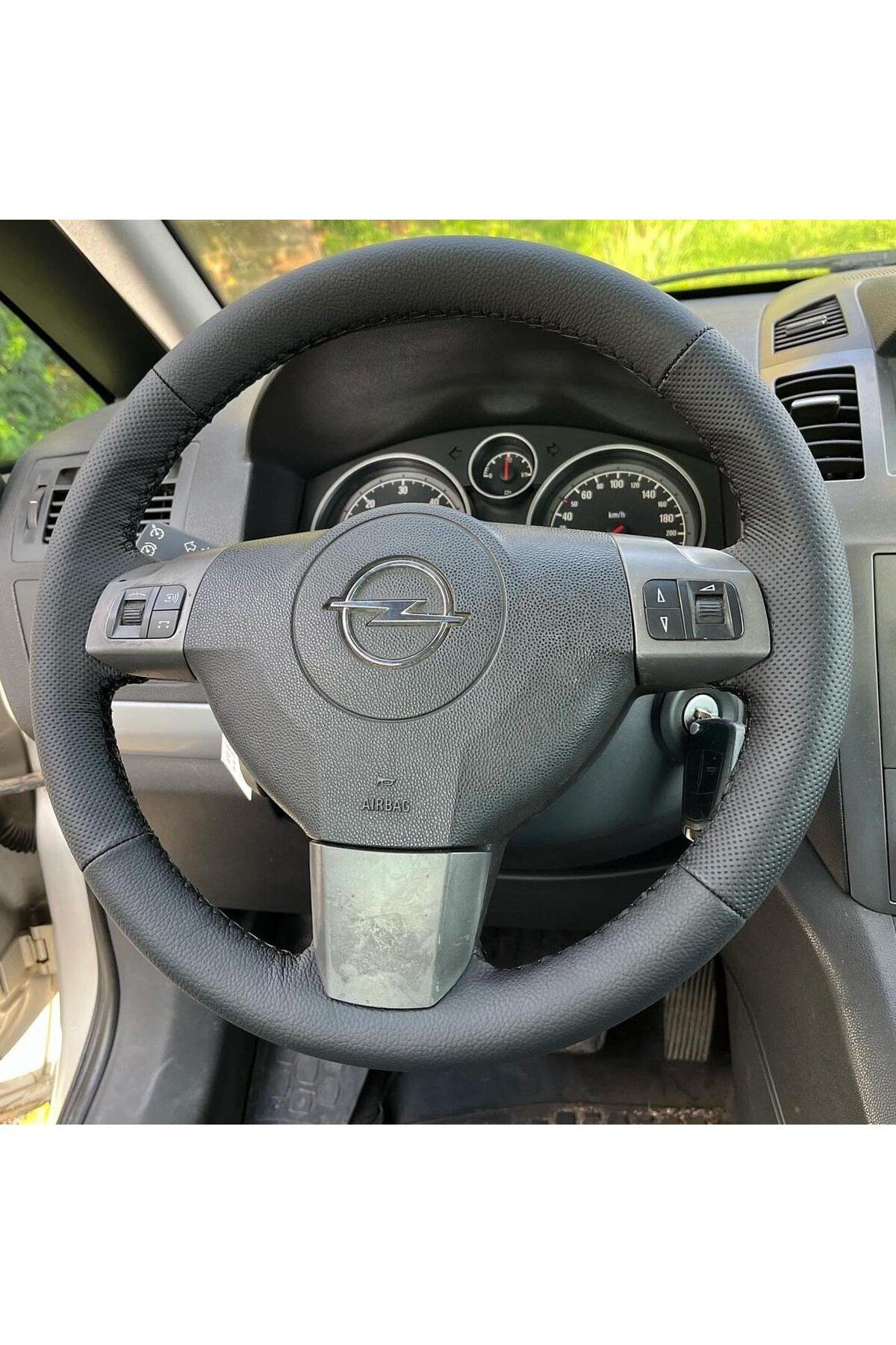 OPEL ASTRA H ARACA ÖZEL DİKMELİ DİREKSİYON KILIFI(AÇIKLAMAYI OKUYUNUZ)