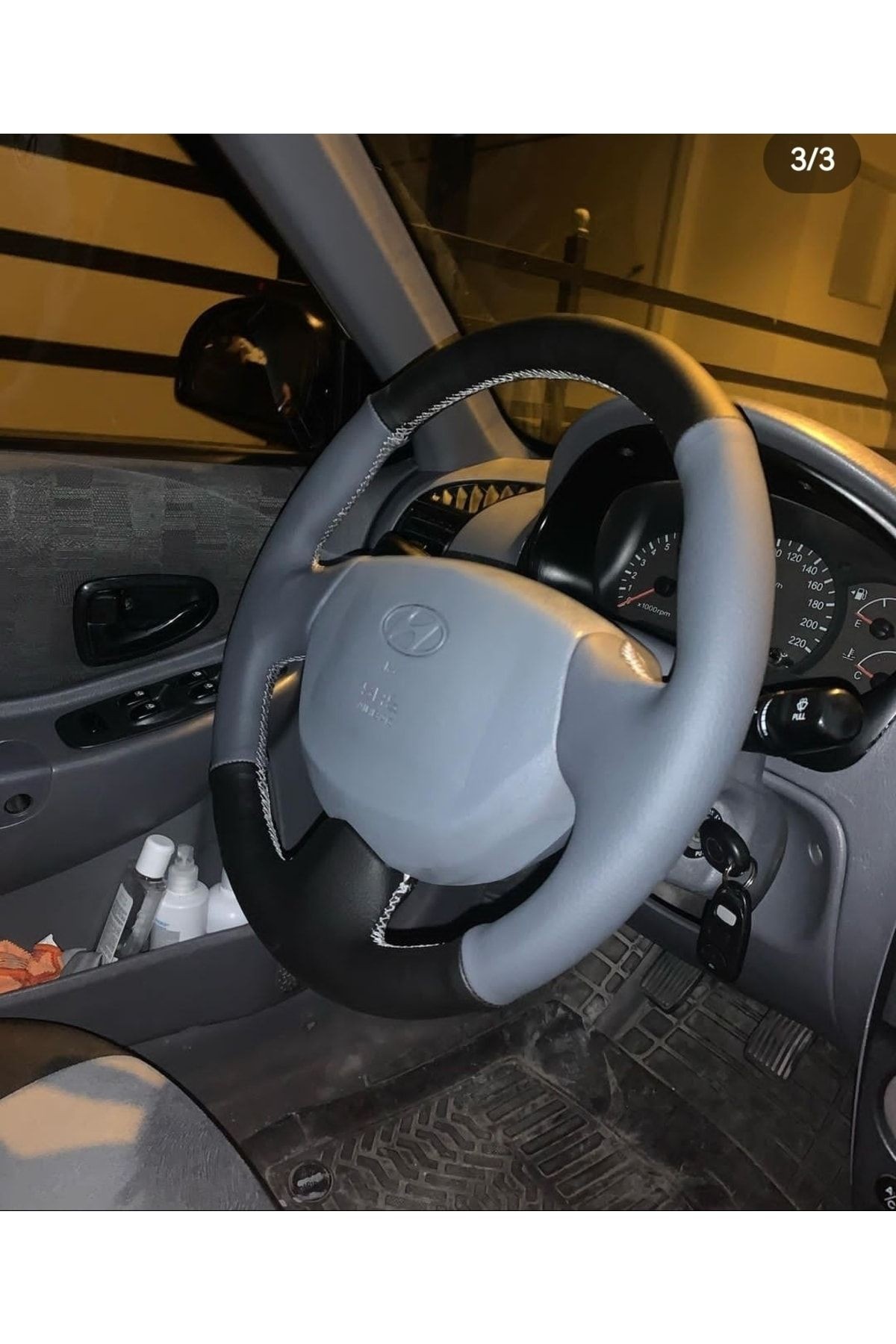 Hyundai Accent Admire 2003-2006 Araca Özel Direksiyon Kılıfı
