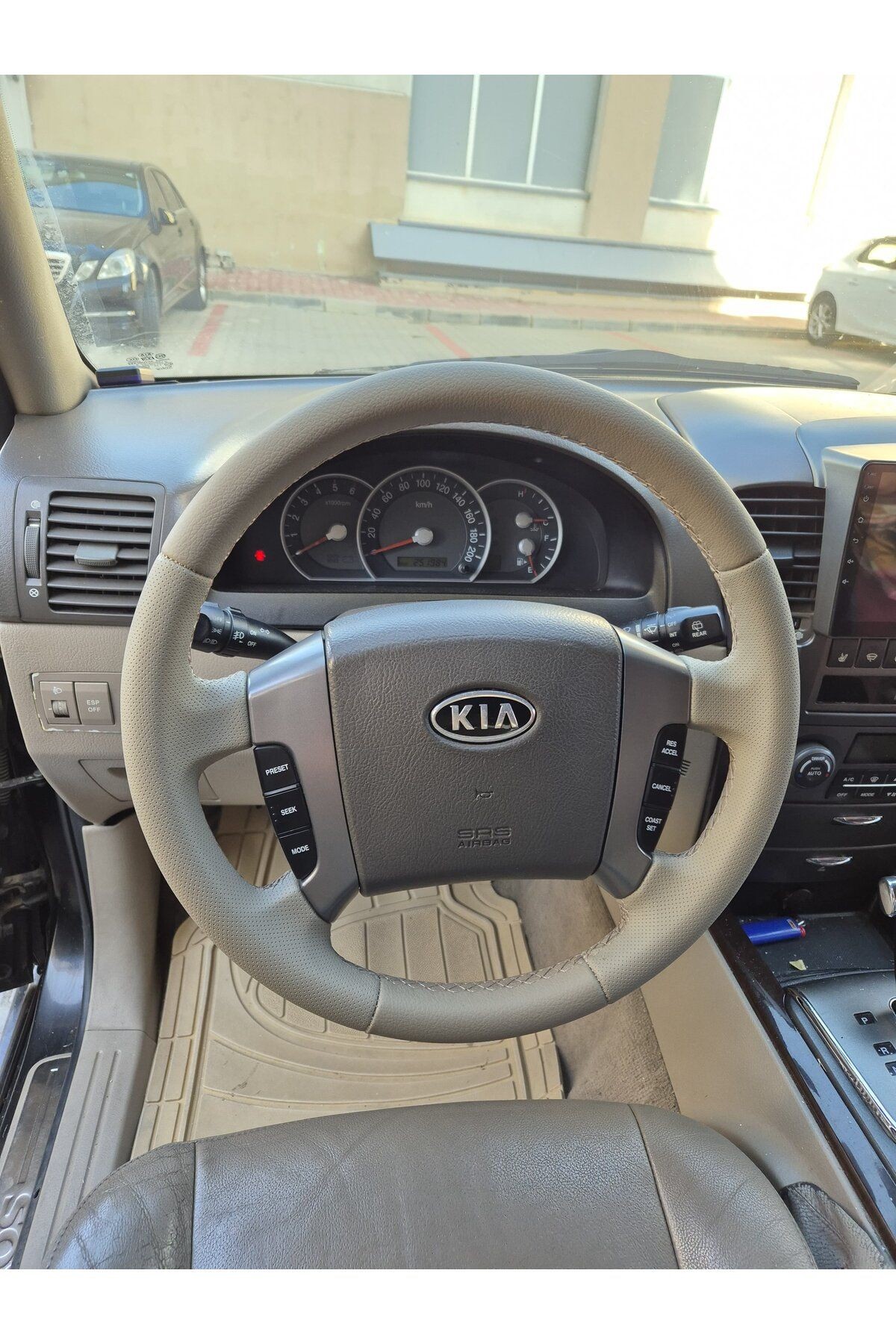 KİA SORENTO ARACA ÖZEL DİKMELİ DİREKSİYON KILIFI(AÇIKLAMAYI MUTLAKA OKUYUNZ)