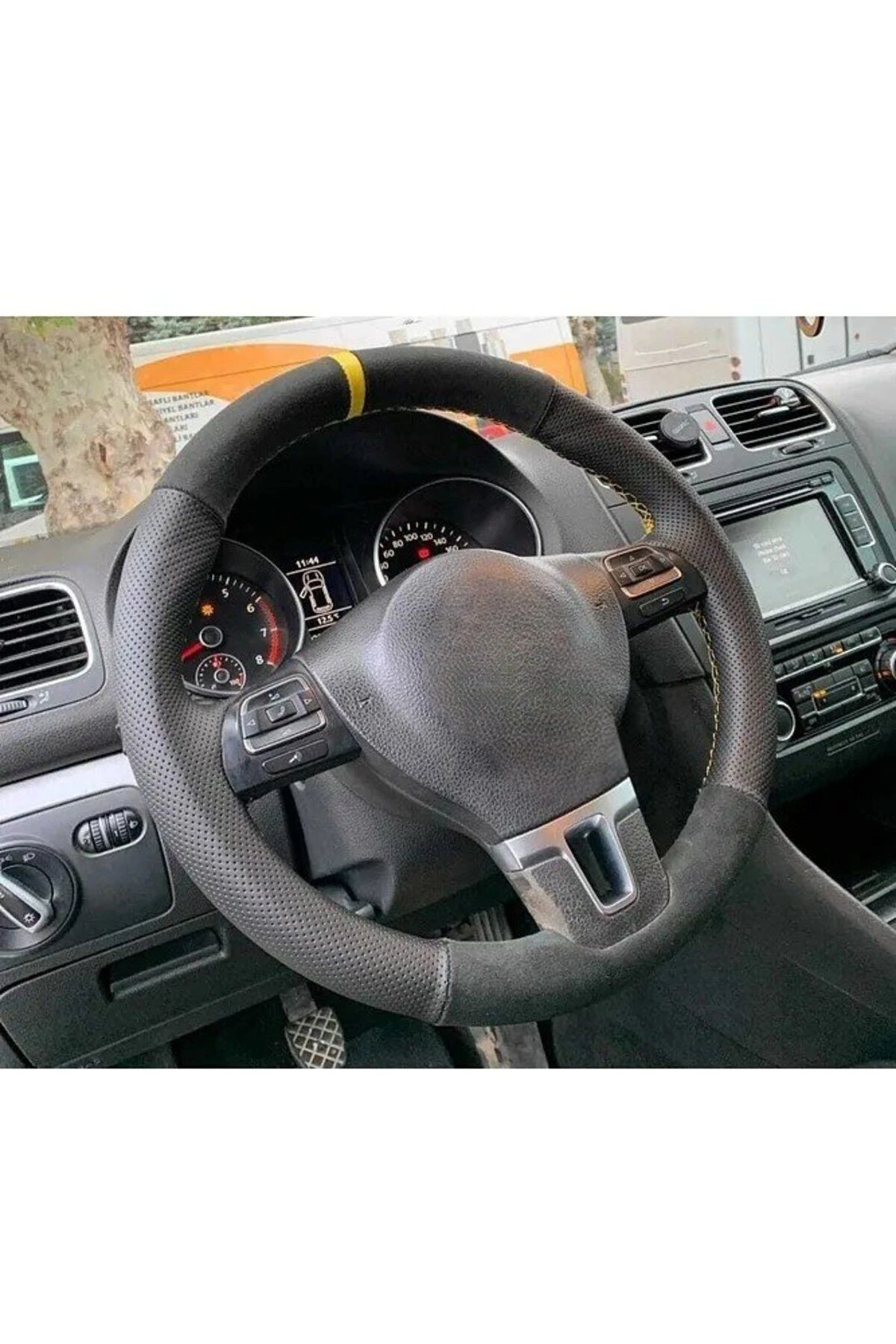 Volkswagen Passat B7 Alcantara Araca Özel Direksiyon Kılıfı (AÇIKLAMAYI OKYUNZ)