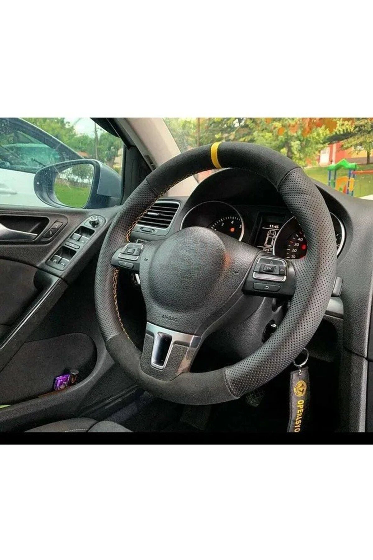 Volkswagen Passat B7 Alcantara Araca Özel Direksiyon Kılıfı (AÇIKLAMAYI OKYUNZ)