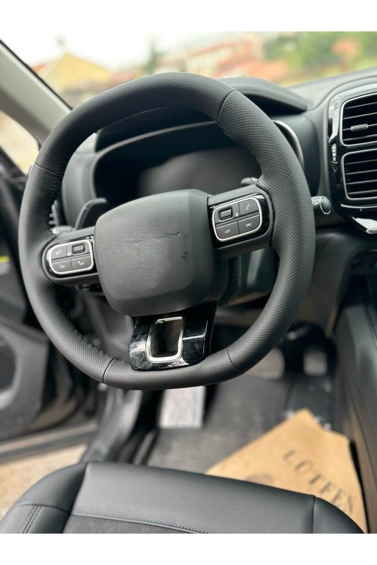 Citroenc5 Aircros - Berlingo 201923 Araca Özel Dikmeli Direksiyon Kılıfı(AÇIKLAMAYI OKUYUNUZ)