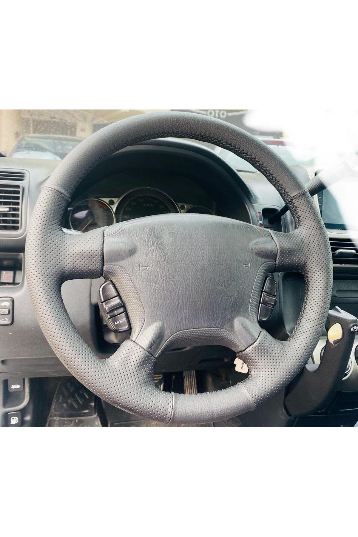 HONDA CR-V 2000-2006 ARACA ÖZEL DİKMELİ DİREKSİYON KILIFI (AÇIKLAMAYI OKUYNZ)