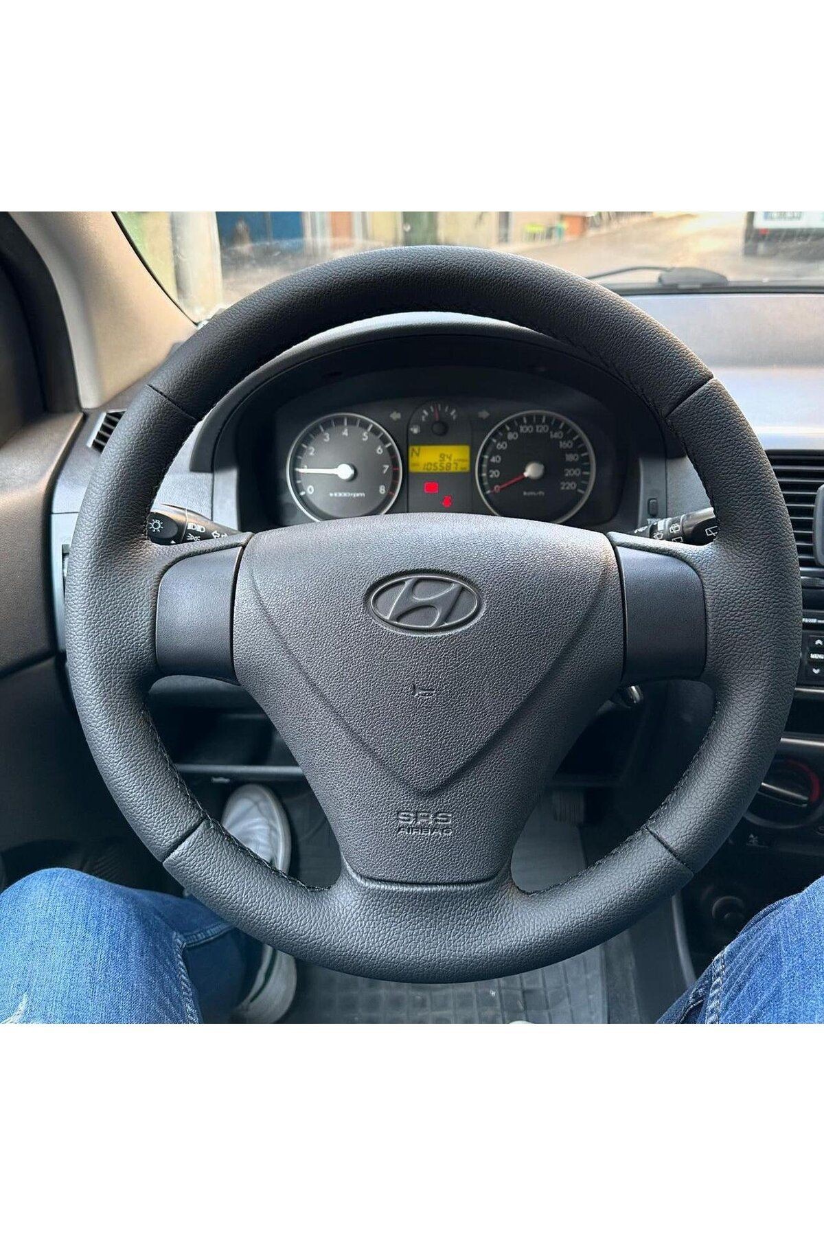 HYUNDAİ GETZ ARACA ÖZEL DİKMELİ DİREKSİYON KILFI(AÇIKLAMAYI OKUYUNUZ)