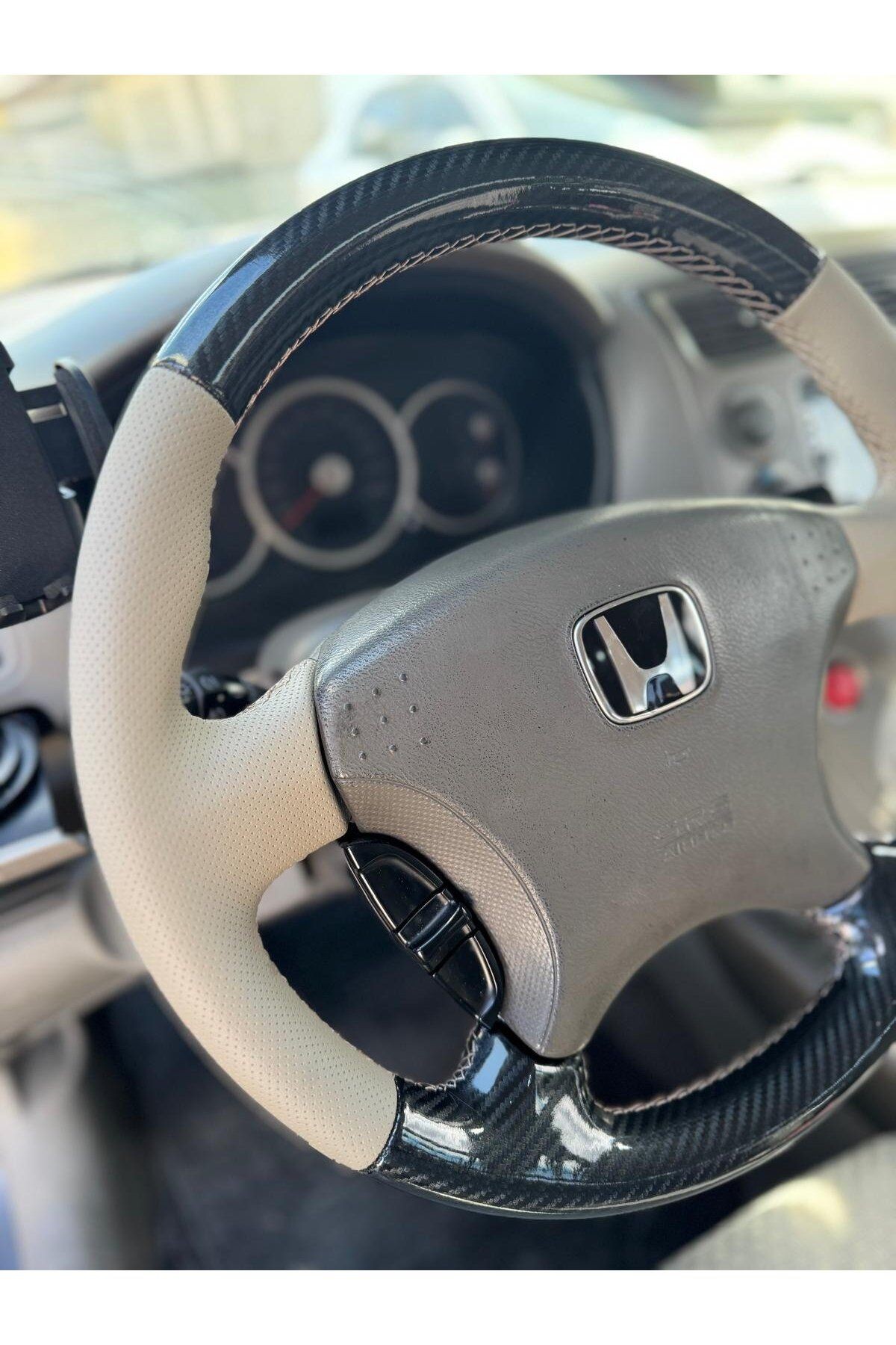 HONDA CİVİC VİTEC2 ARACA ÖZEL DİKMELİ DİREKSİYON KILIFI(AÇIKLAMAYI OKUYUNUZ)