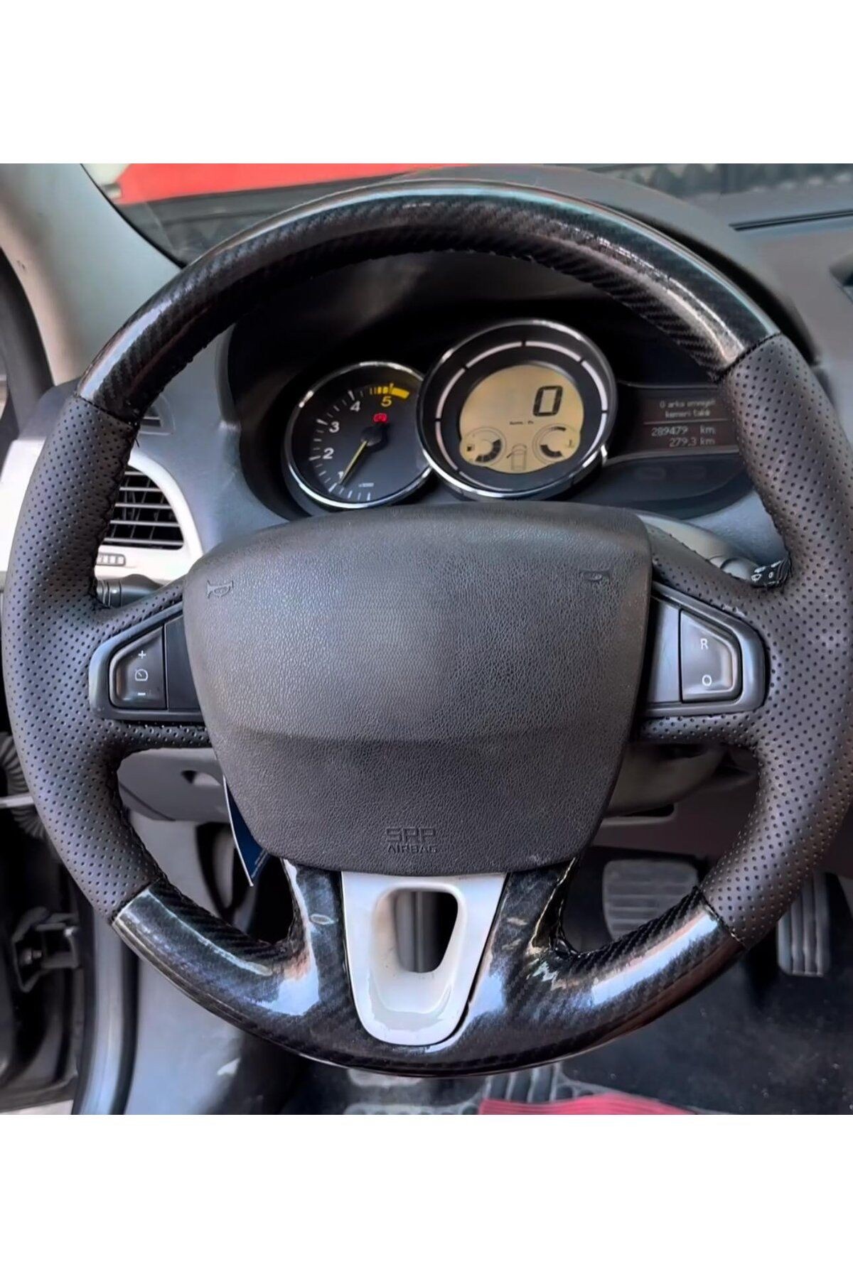 RENAULT FLUANCE ARACA ÖZEL DİKMELİ DİREKSİYON KILIFI (AÇIKLAMAYI OKUYNUZ)
