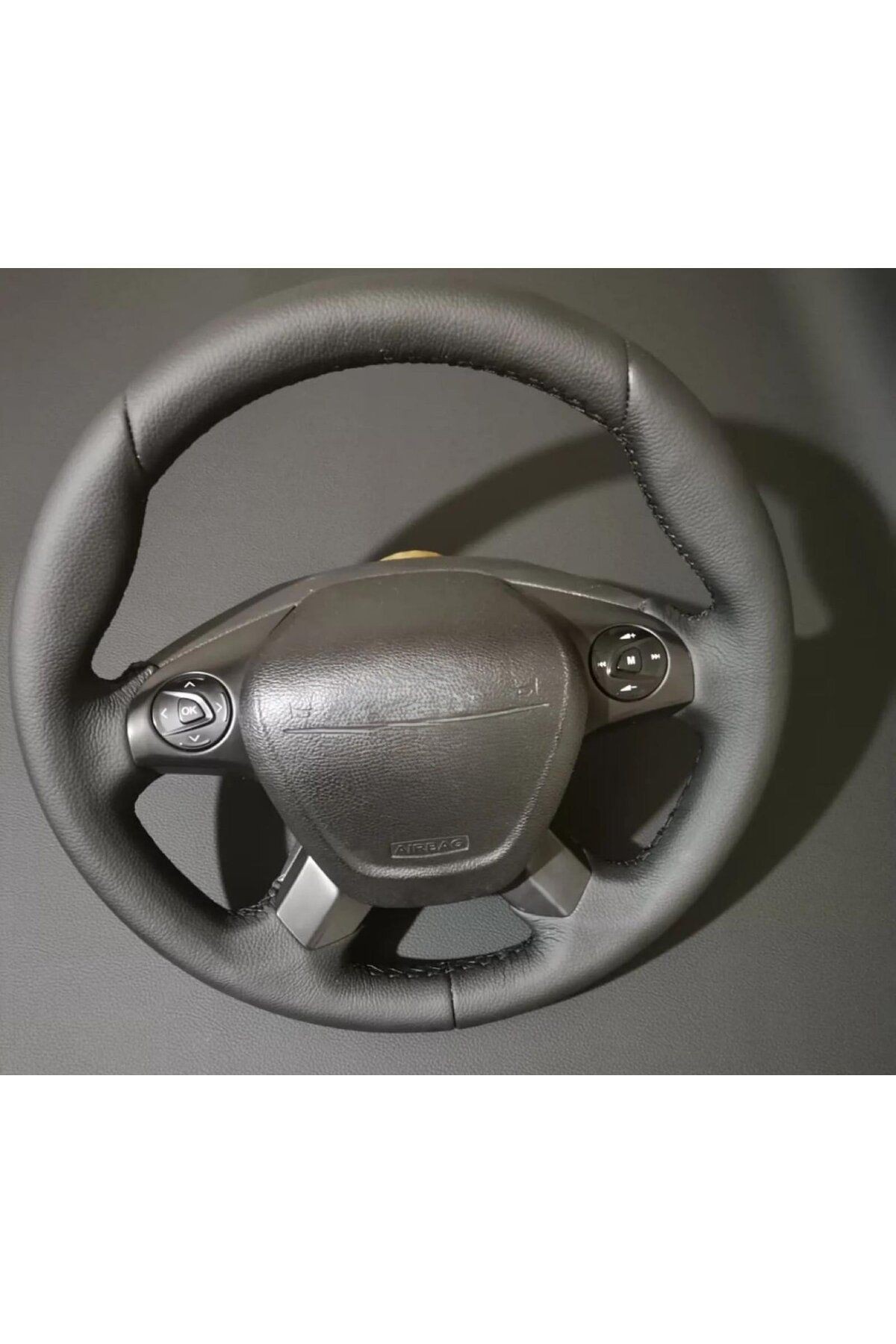 FORD CUSTOM 2016 ARACA ÖZEL DİKMELİ DİREKSİYON KILIFI (TORPİDO DESEN SİYAH İPLİ)AÇIKLAMAYI OKUYUNUZ