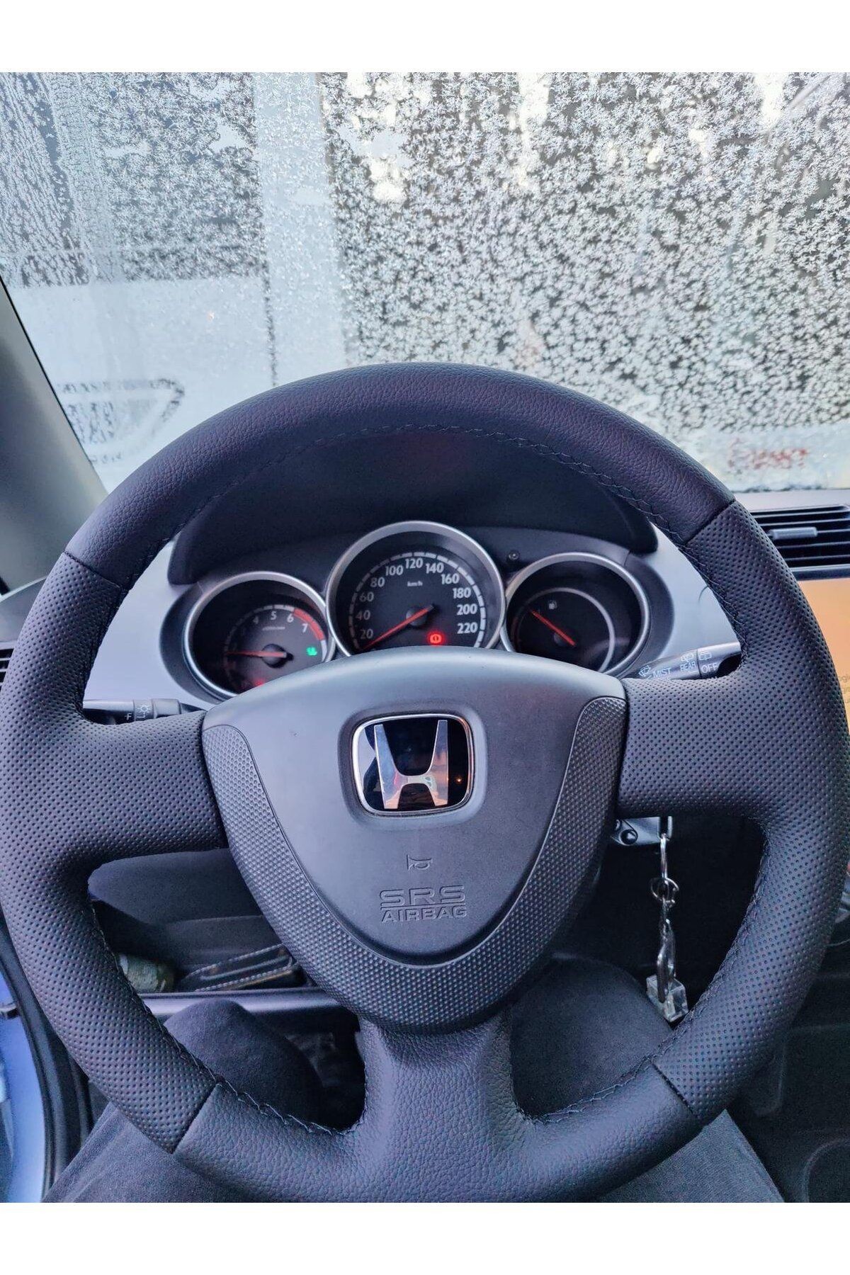HONDA JAZZ, CİTY ARACA ÖZEL DİKMELİ DİREKSİYON KILIFI TUŞSUZ DİREKSİYON(AÇIKLAMAYI OKUYUNUZ)