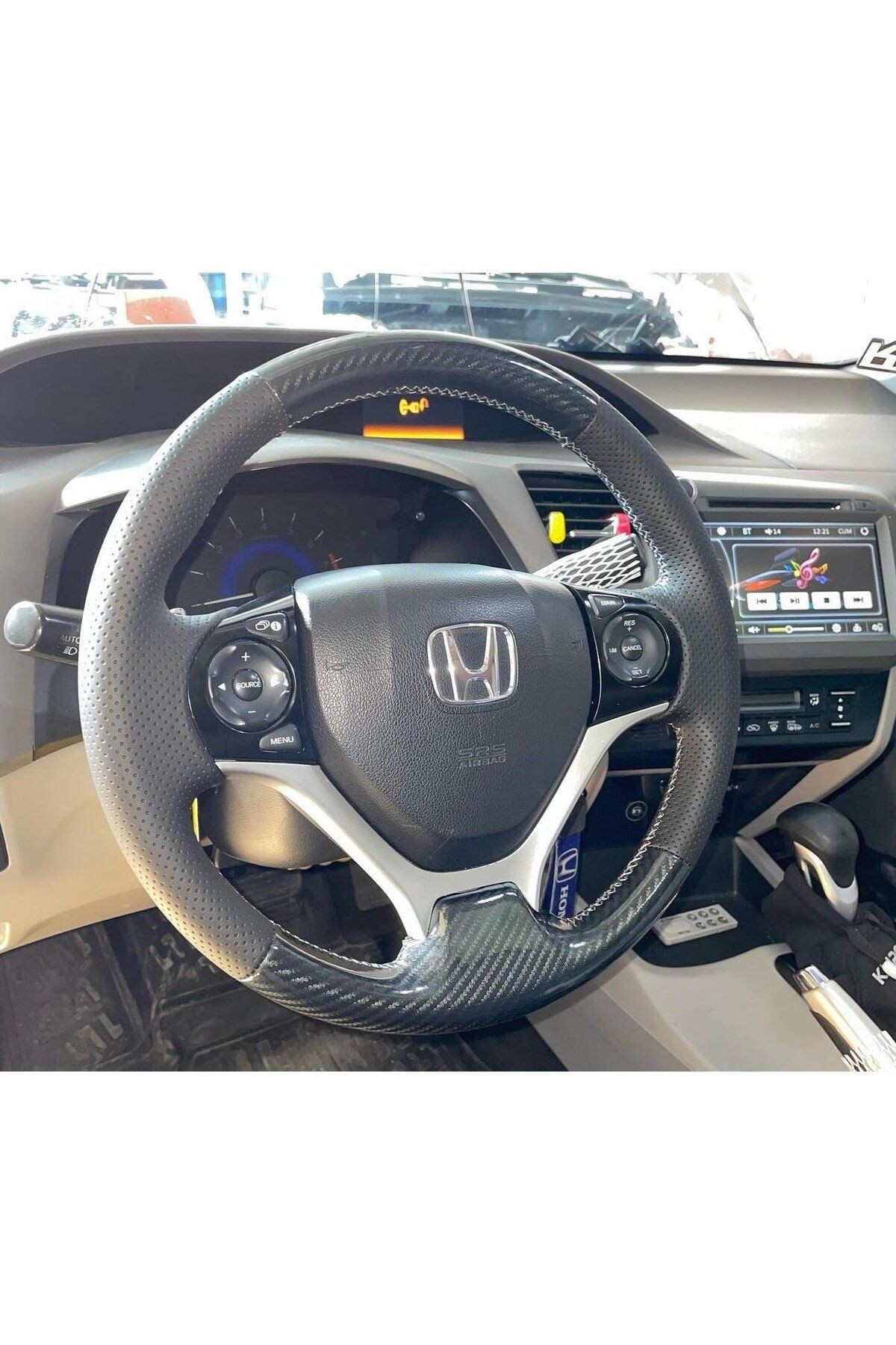HONDA FB7 ARACA ÖZEL DİKMELİ DİREKSİYON KILIFI(MİCROFİBERCARBON GRİPLİ)AÇIKLAMAYI OKUYNZ