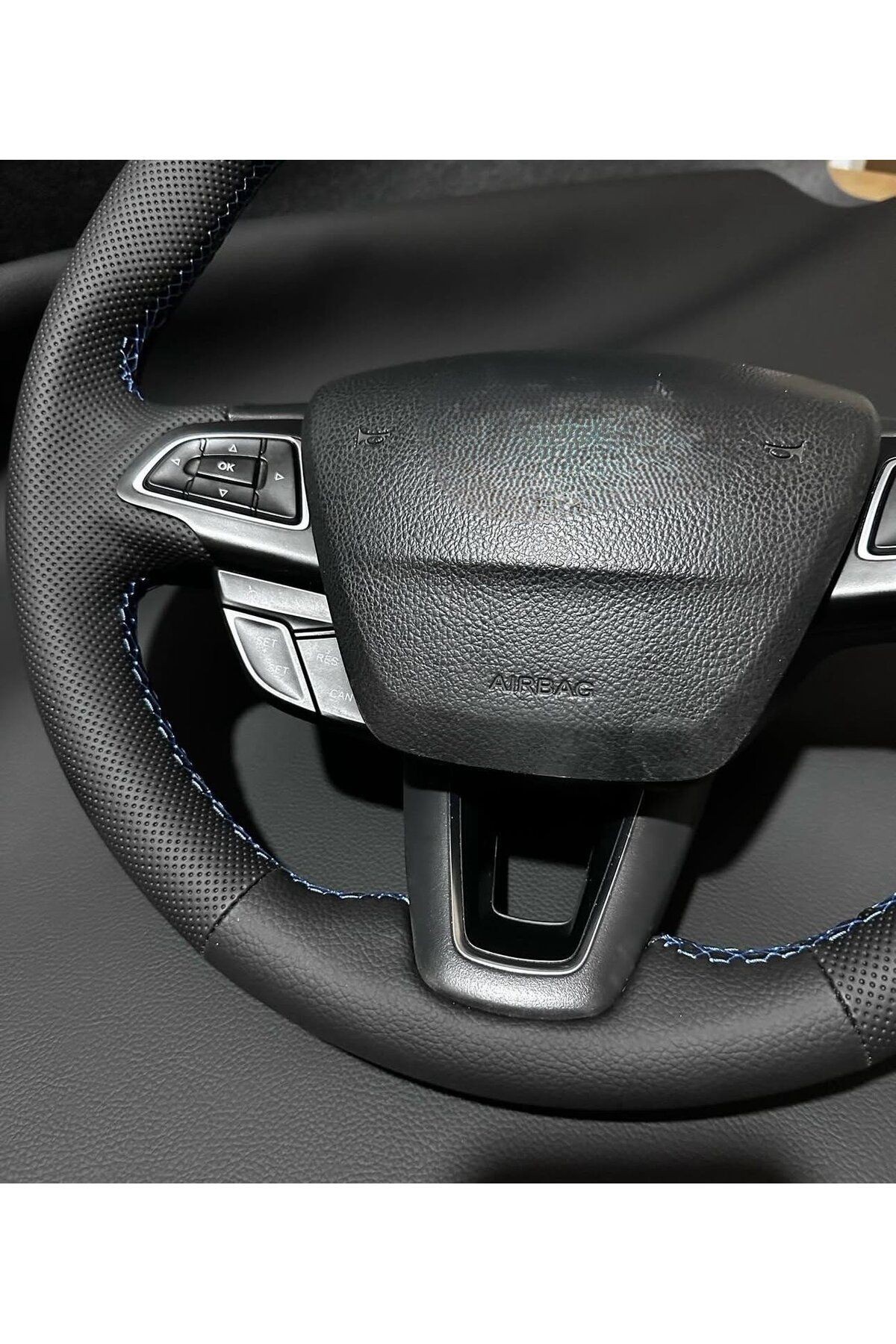 FORD FOCUS 3,5 ARACA ÖZEL DİKMELİ DİREKSİYON KILIFI(AÇIKLAMAYI OKUYUNUZ)