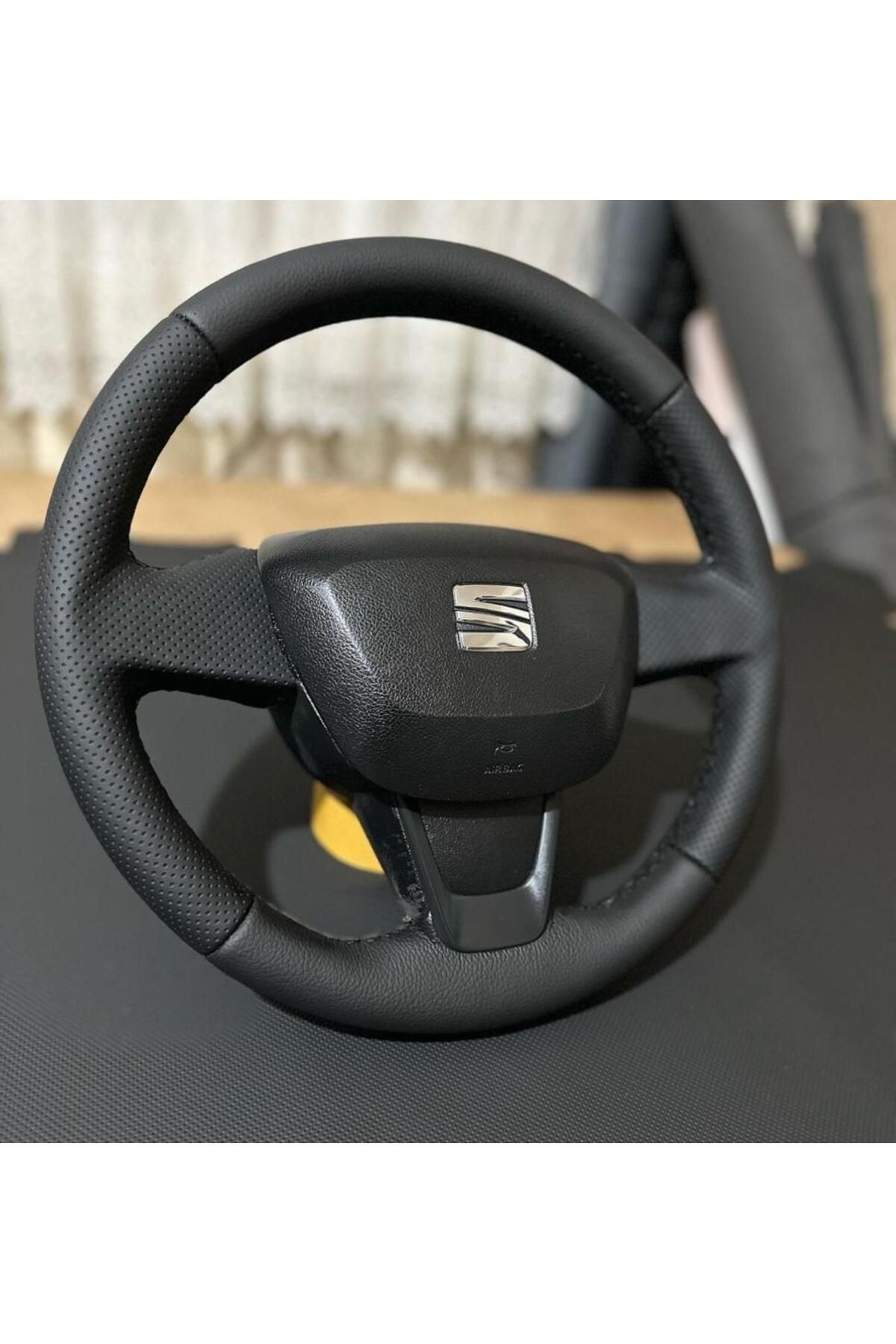 Seat Leon 2103-2019 Mk3 Araca Özel Direksiyon Kılıfı(AÇIKLAMAYI OKUYUNZ)