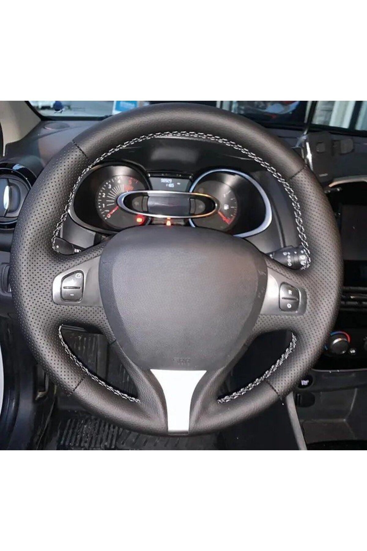 Renault Clio4 Faz1 2014-2017 Araca Özel Direksiyon Kılıf(MAKYAJLI KASALARA UYMAZ)AÇIKLAMAYI OKUYNZ