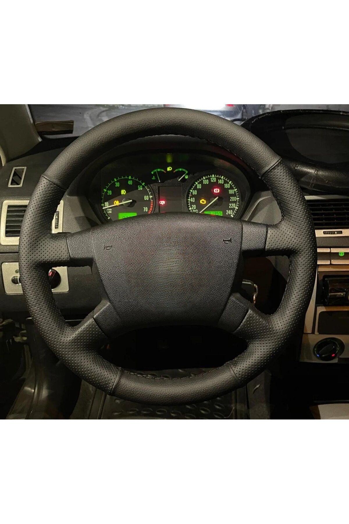 Skoda Fabıa 2005 2009 Octavıa Uyumlu Araca Özel Dikmeli Direksiyon Kılıfı(AÇIKLAMAYI OKUYNUZ)
