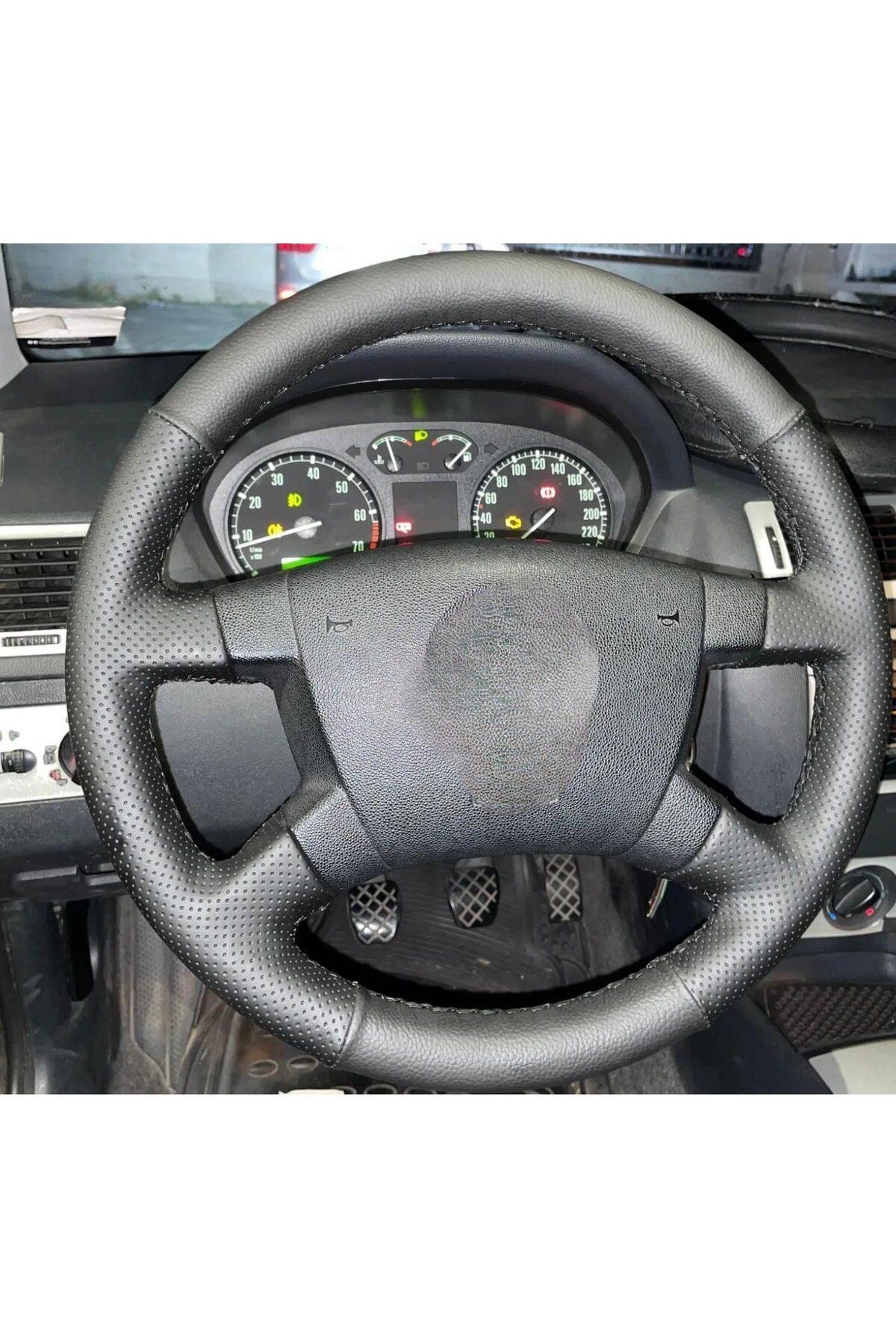 Skoda Fabıa 2005 2009 Octavıa Uyumlu Araca Özel Dikmeli Direksiyon Kılıfı(AÇIKLAMAYI OKUYNUZ)