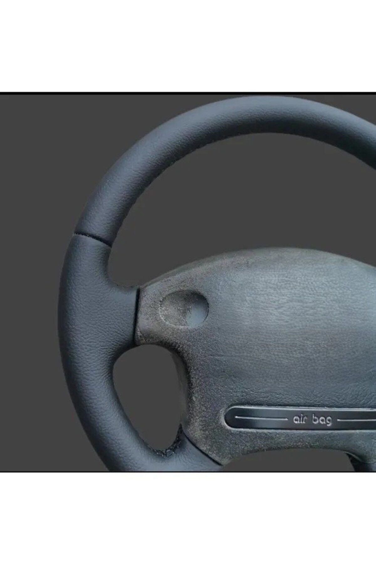RENAULT LAGUNA1 ARACA ÖZEL DİKMELİ DİREKSİYON KILIFI(KOYUGRİRENK-DERİ SÖKÜLMEDEN YAPILACAK)