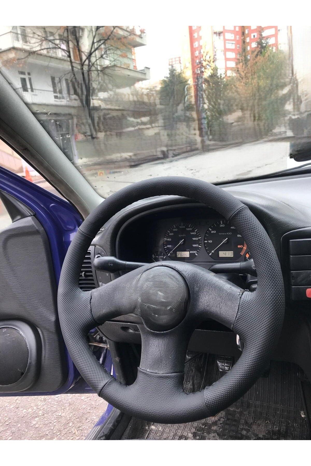 VOLKSWAGEN POLO 1998 ARACA ÖZEL DİKMELİ DİREKSİYON KILIFI SPORMODEL(GÖBEK HARİÇ)AÇIKLAMAYI OKUYNUZ)