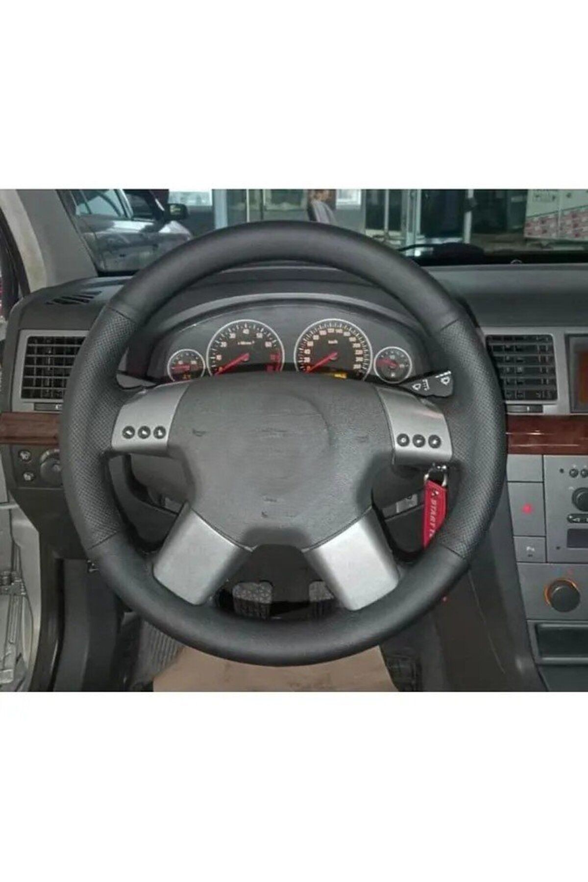 Opel Vectra C Kasa Araca Özel Direksiyon Kılıfı (NOKTALI -DÜZ SİYAH IPLİ)açıklamayı Okuyunz