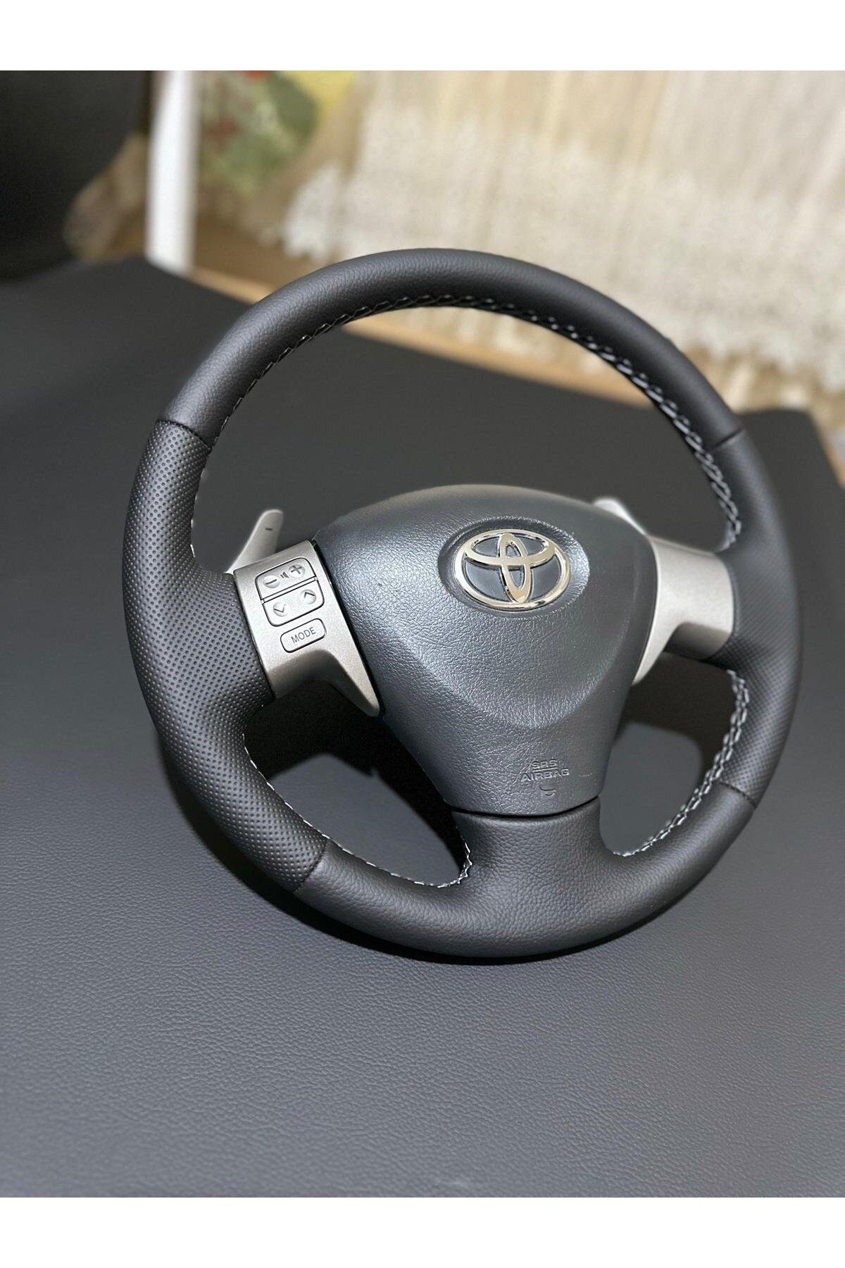 Ford Fiesta 2012-2013 Araca Özel DİKMELİ Direksiyon Kılıfı(AÇIKLAMAYI OKUYUNUZ)