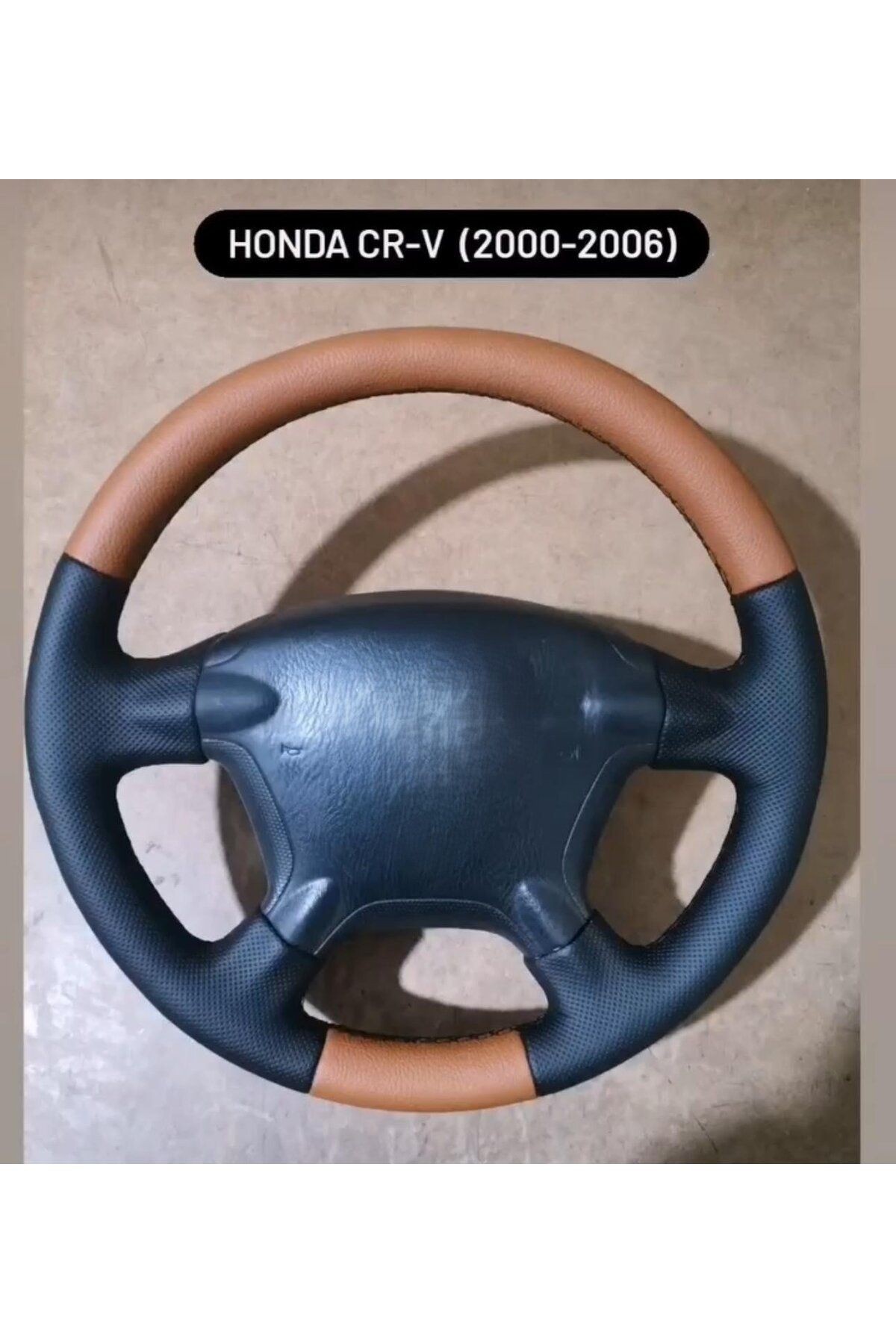 HONDA CR-V 2000-2006 ARACA ÖZEL DİKMELİ DİREKSİYON KILIFI (AÇIKLAMAYI OKUYNZ)