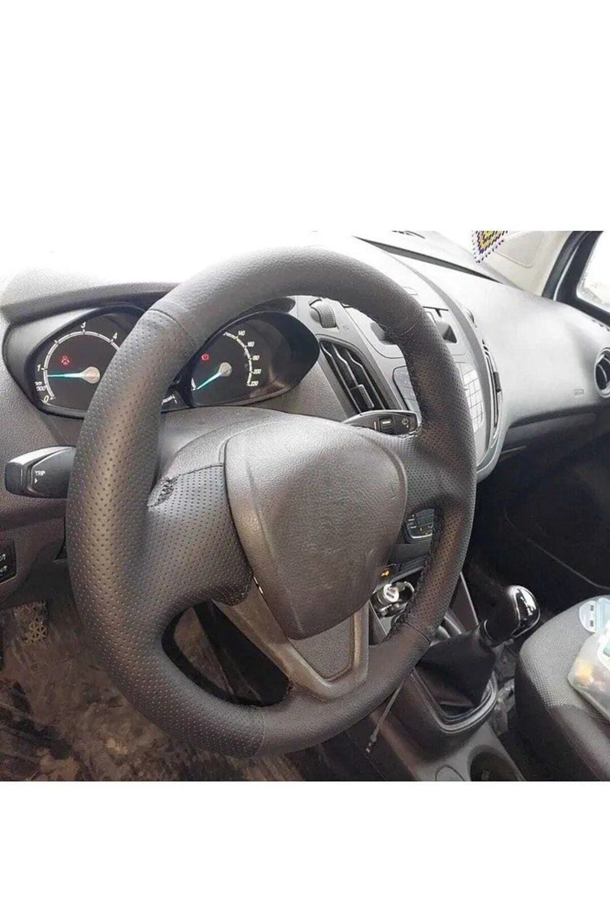 Ford Courier Araca Özel Direksiyon Kılıfı (tuşsuz Plastik Direksiyon)n-d-syh