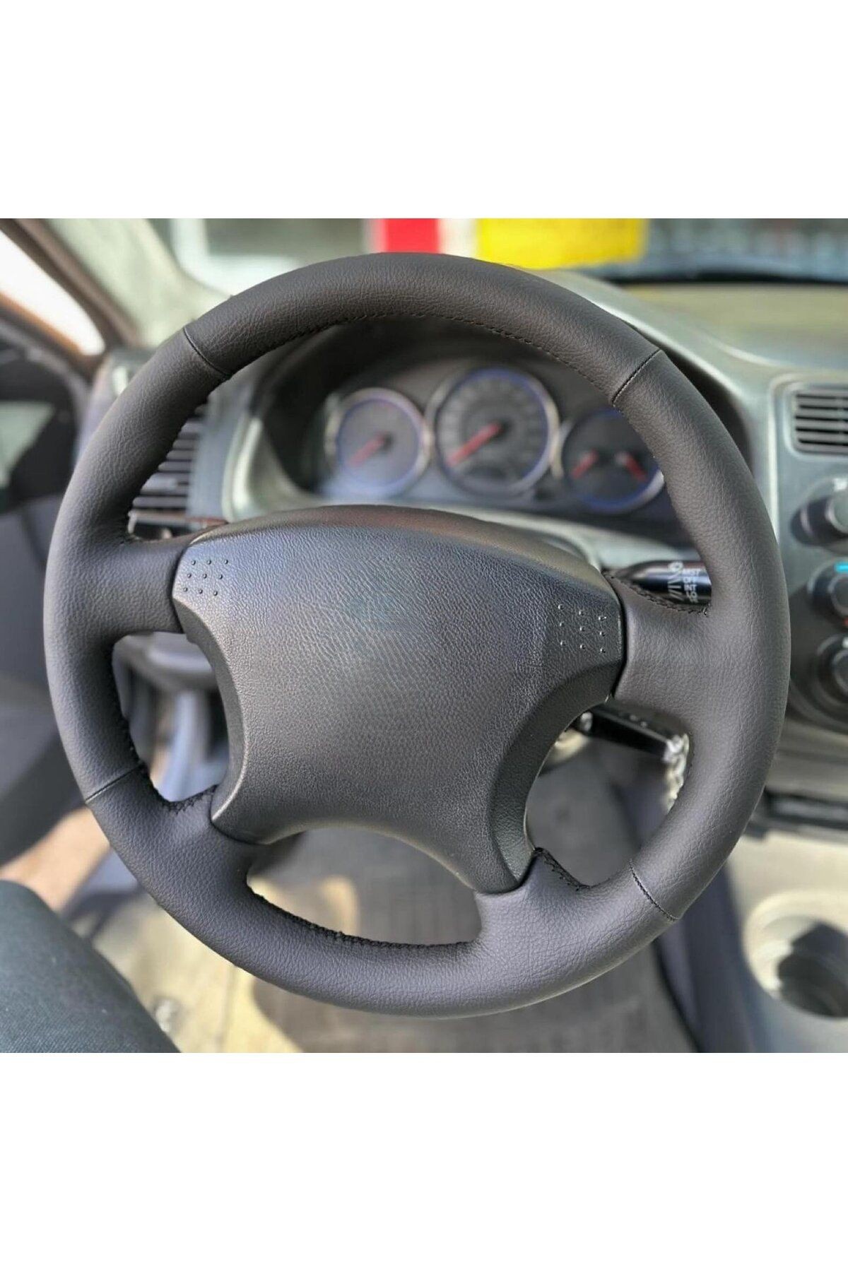 HONDA CİVİC VİTEC2 ARACA ÖZEL DİKMELİ DİREKSİYON KILIFI DÜZSİYH(AÇIKLAMAYI OKUYNZ)