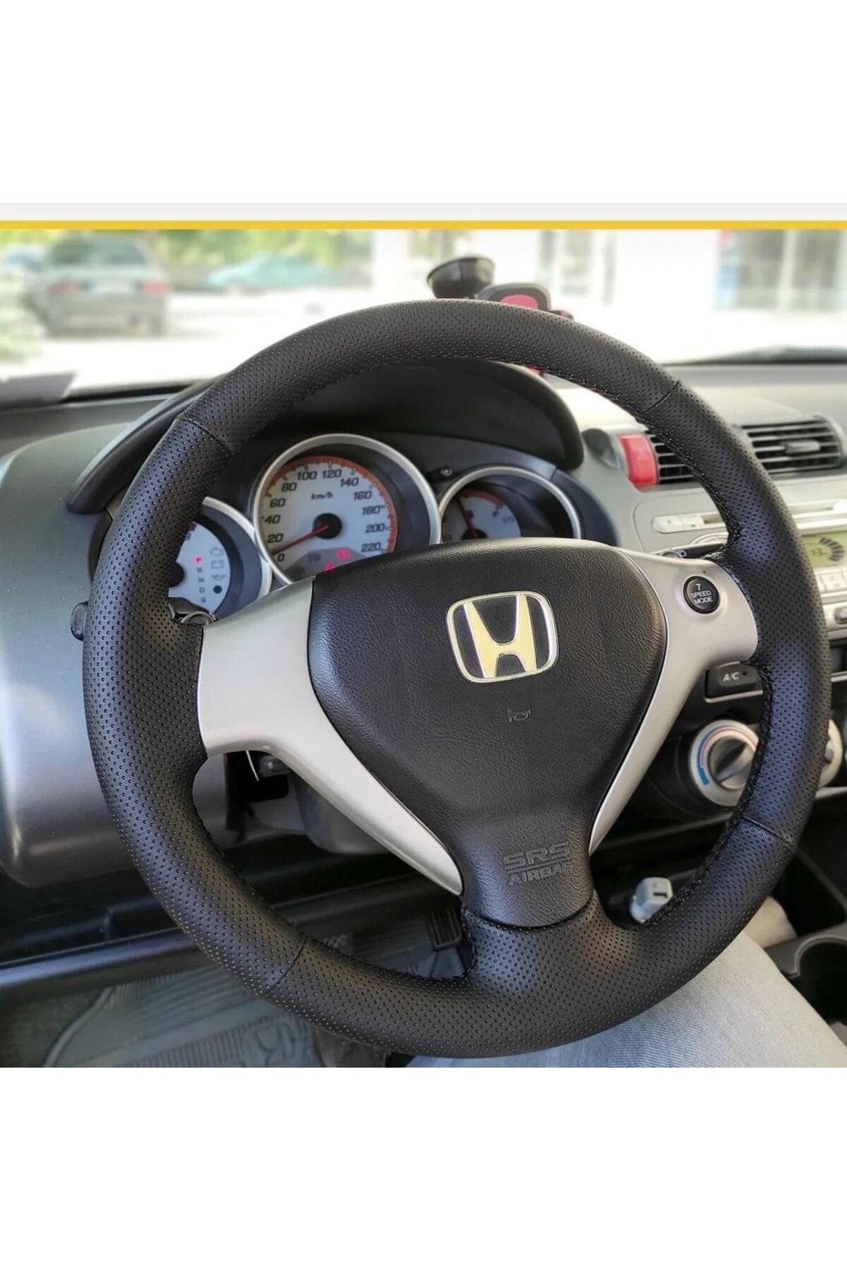 HONDA JAZZ ARACA ÖZEL DİKMELİ DİREKSİYON KILIFI(AÇIKLAMAYI OKUYUN)