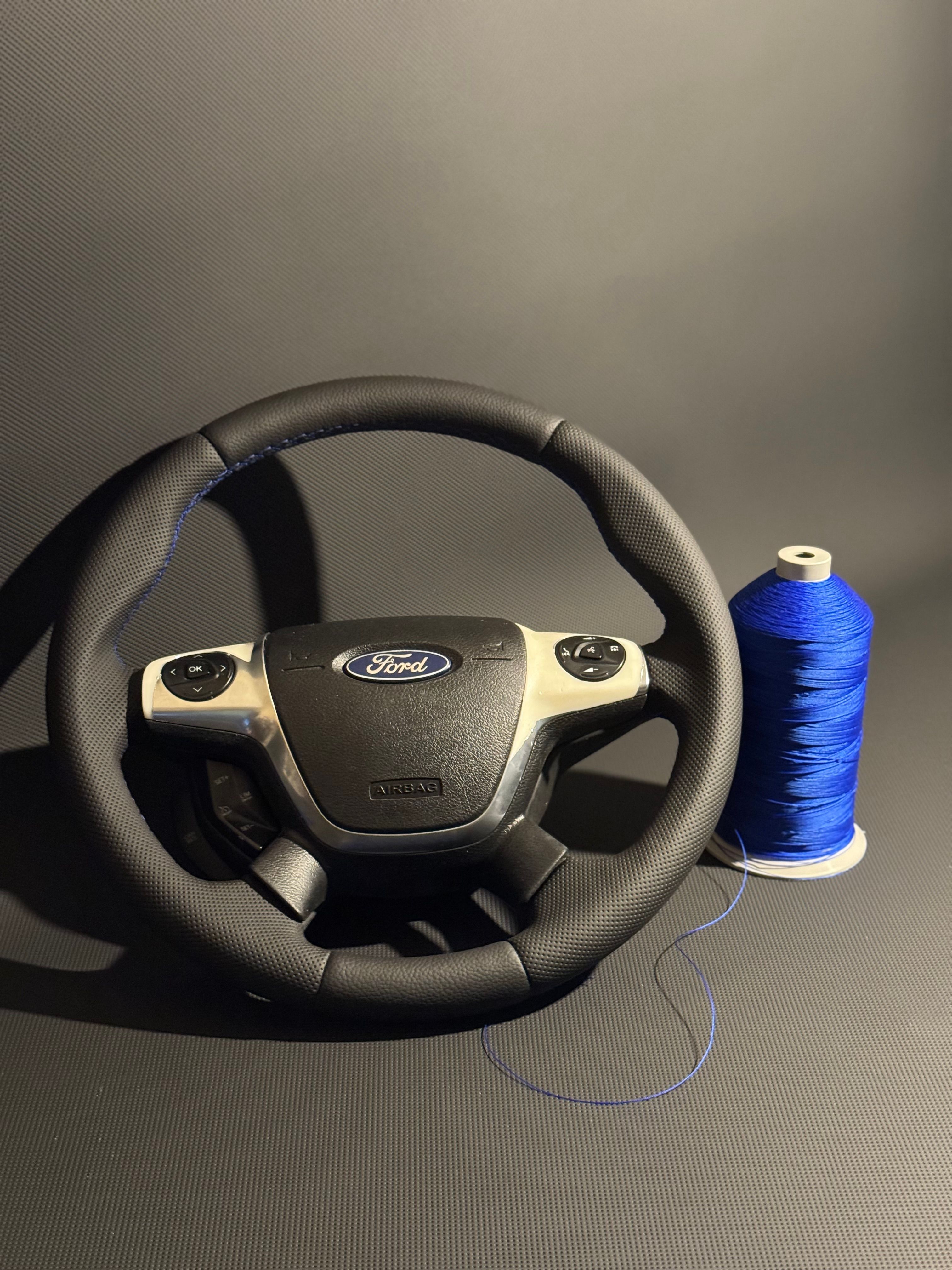 Ford Focus3 Mk3 Araca özel Dikmeli Direksiyon Kılıfı 