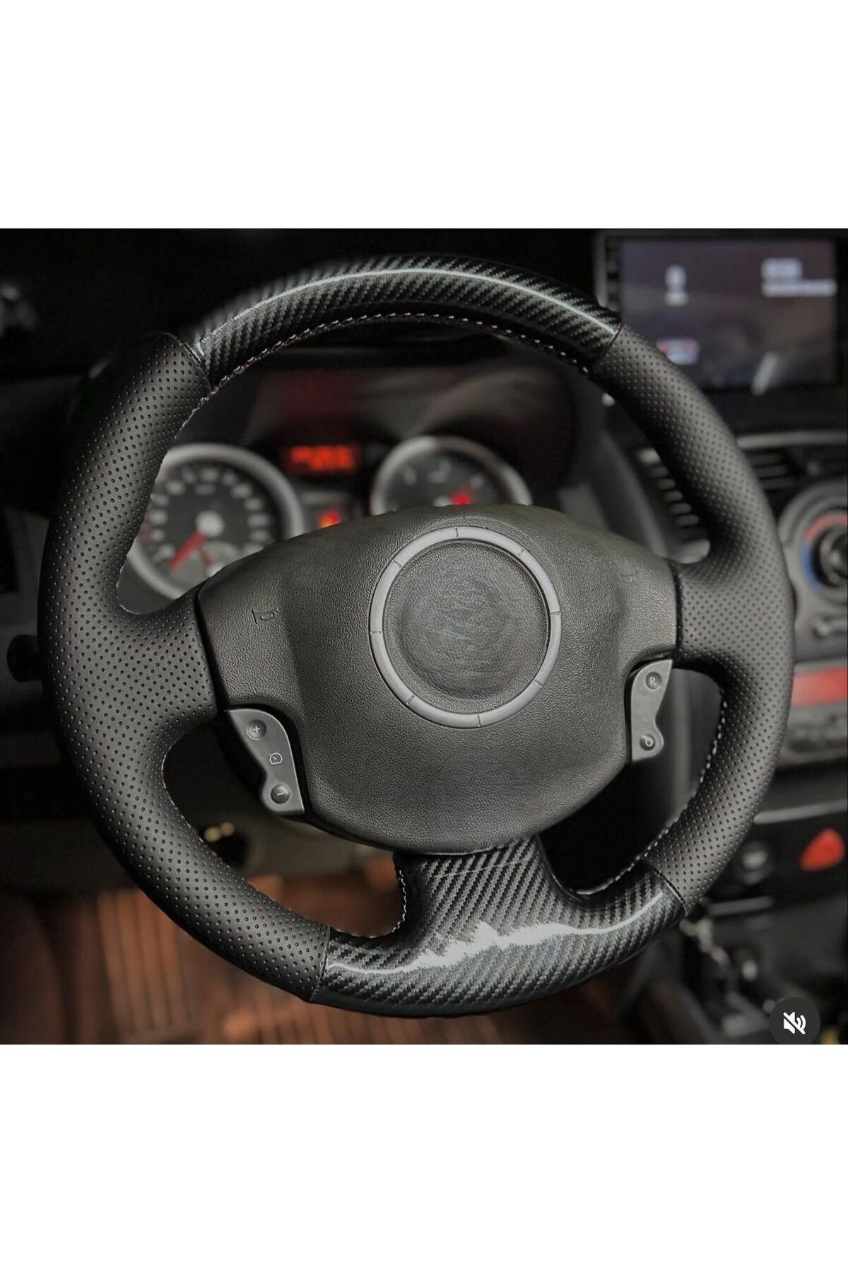 RENAULT MEGANE 2 ARACA ÖZEL DİKMELİ DİREKSİYON KILIFI (AÇIKLAMAYI OKUYNZ)