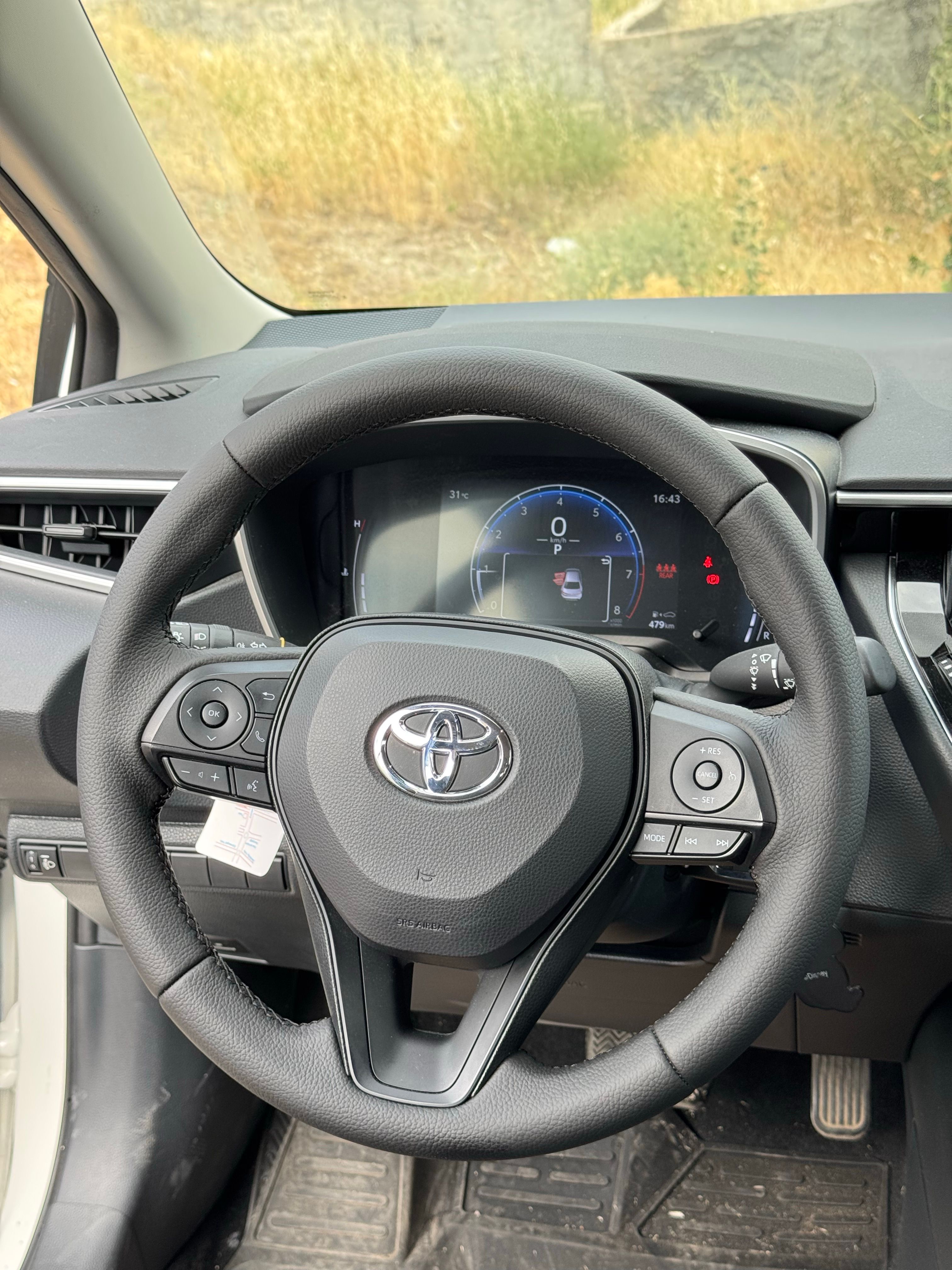 Toyota Corolla 2019-2024 Araca Özel Dikmeli Direksiyon Kılıfı