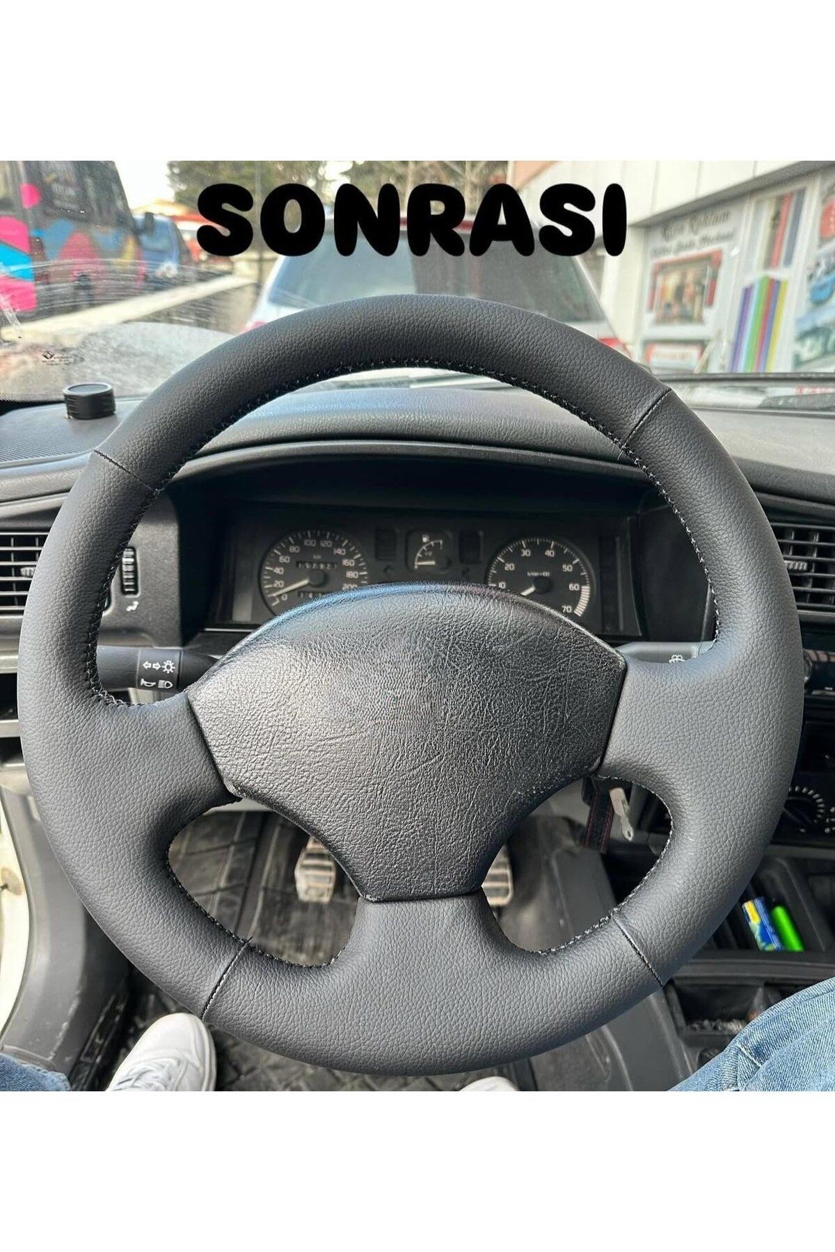 RENAULT19 EUROPA ARACA UYUMLU ÖZEL DİKMELİ DİREKSİYON KILIFI TORPİDO DESEN DERİ(AÇIKLAMAYI OKUYNZ)