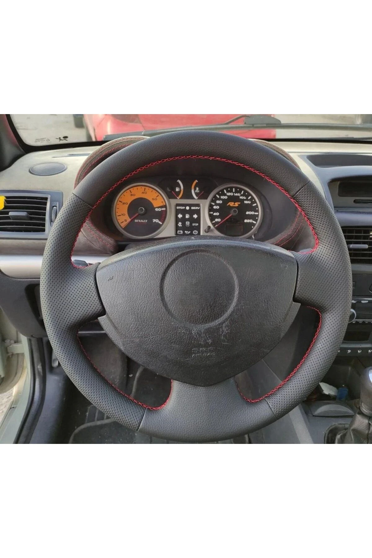 RENAULT CLİO SYMBOL 2003-2008 ARACA ÖZEL DİKMELİ DİREKSİYON KILIFI(AÇIKLAMAYI OLUYNZ)