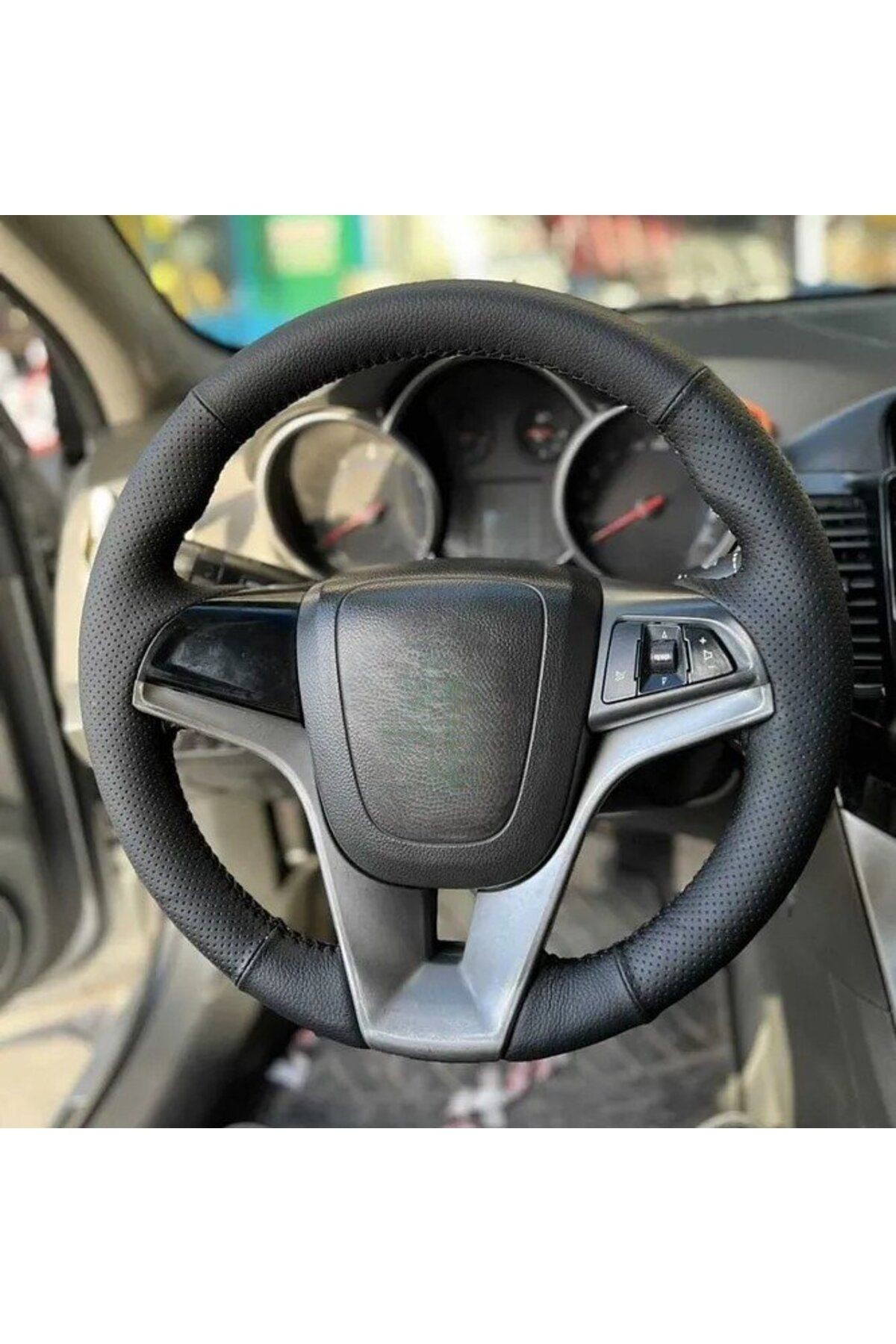 Chevrolet Aveo 2011-2014 Uyumlu Ltz Araca Özel Direksiyon Kılıfı Spormodel (AÇIKLAMAYI OKUYNZ)