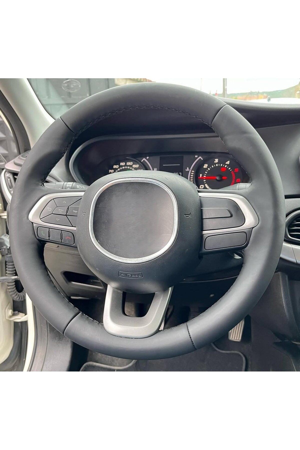 Fiat Egea Araca Özel Direksiyon Kılıfı (BENTLEY DERİ)(BOŞ PAKET IÇİN UYUMLUDUR)açıklamayı Okuynz