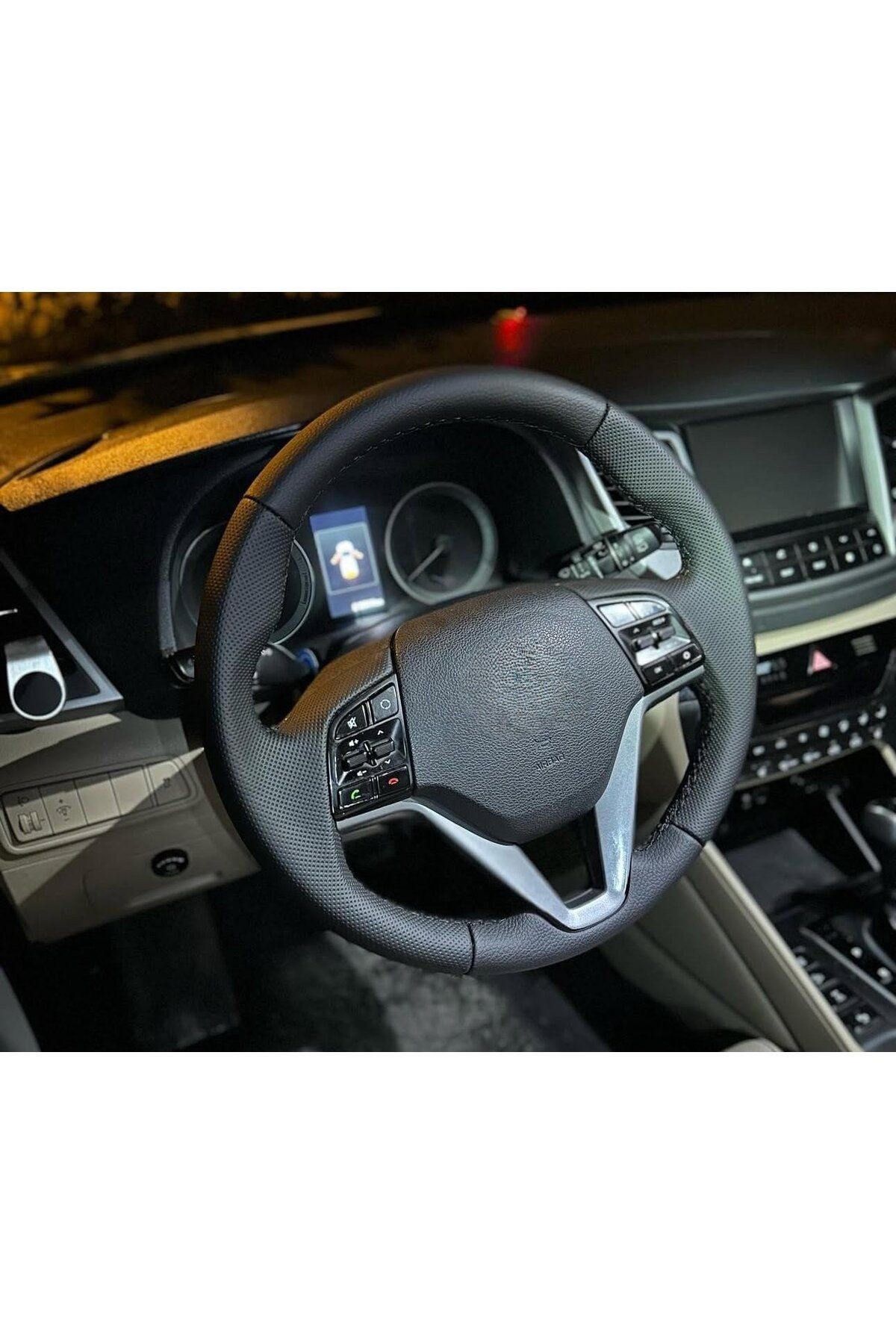 HYUNDAİ TUCSON ARACA ÖZEL DİKMELİ DİREKSİYON KILIFI (AÇIKLAMAYI OKYNZ)