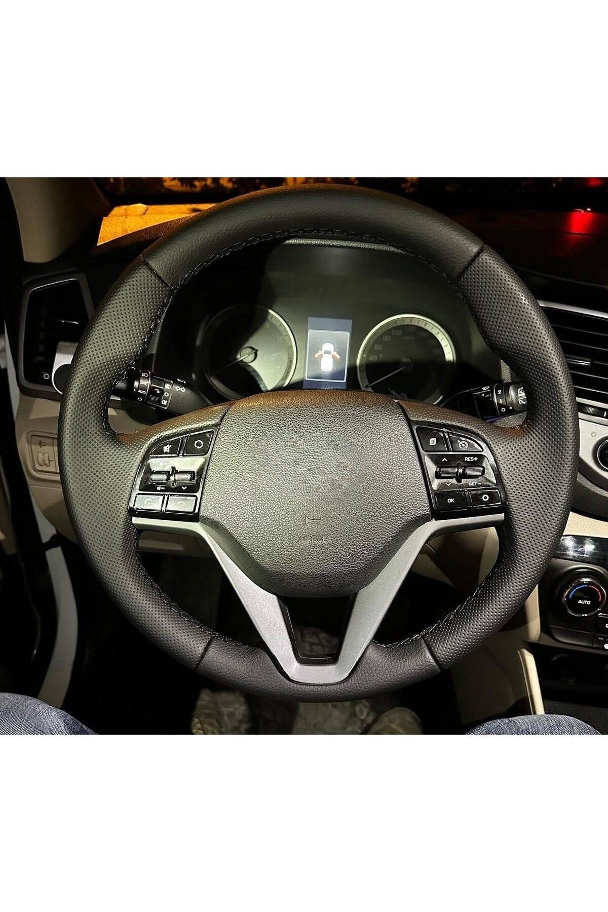 HYUNDAİ TUCSON ARACA ÖZEL DİKMELİ DİREKSİYON KILIFI (AÇIKLAMAYI OKYNZ)