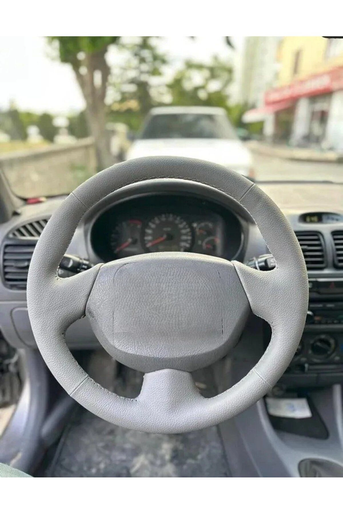 Hyundai Accent Uyumlu Admira Araca Özel Direksiyon Kılıfı Gri