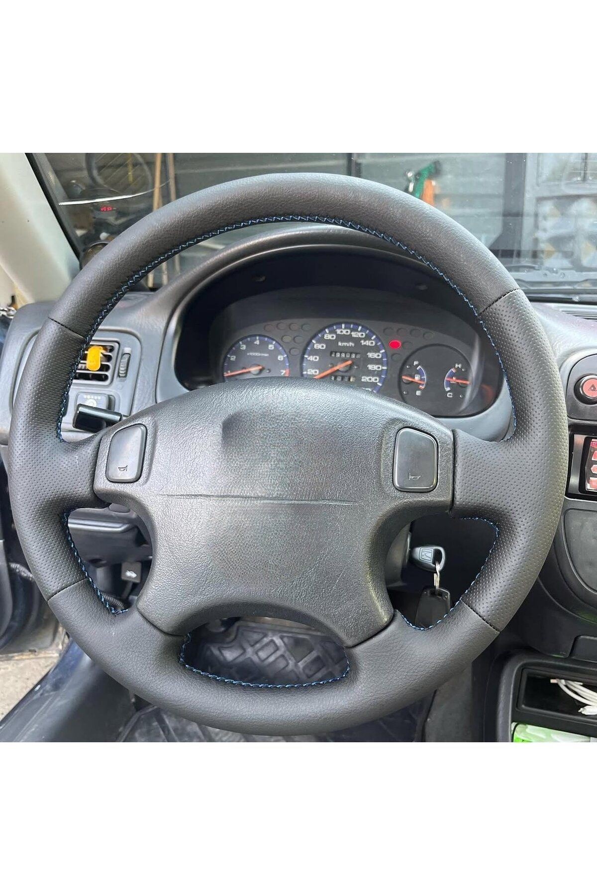 Honda Civic 1999 Araca Özel Dikmeli Direksiyon Kılıfı (NOKTALI-DÜZ DERİ)açıklamayı Okuynz