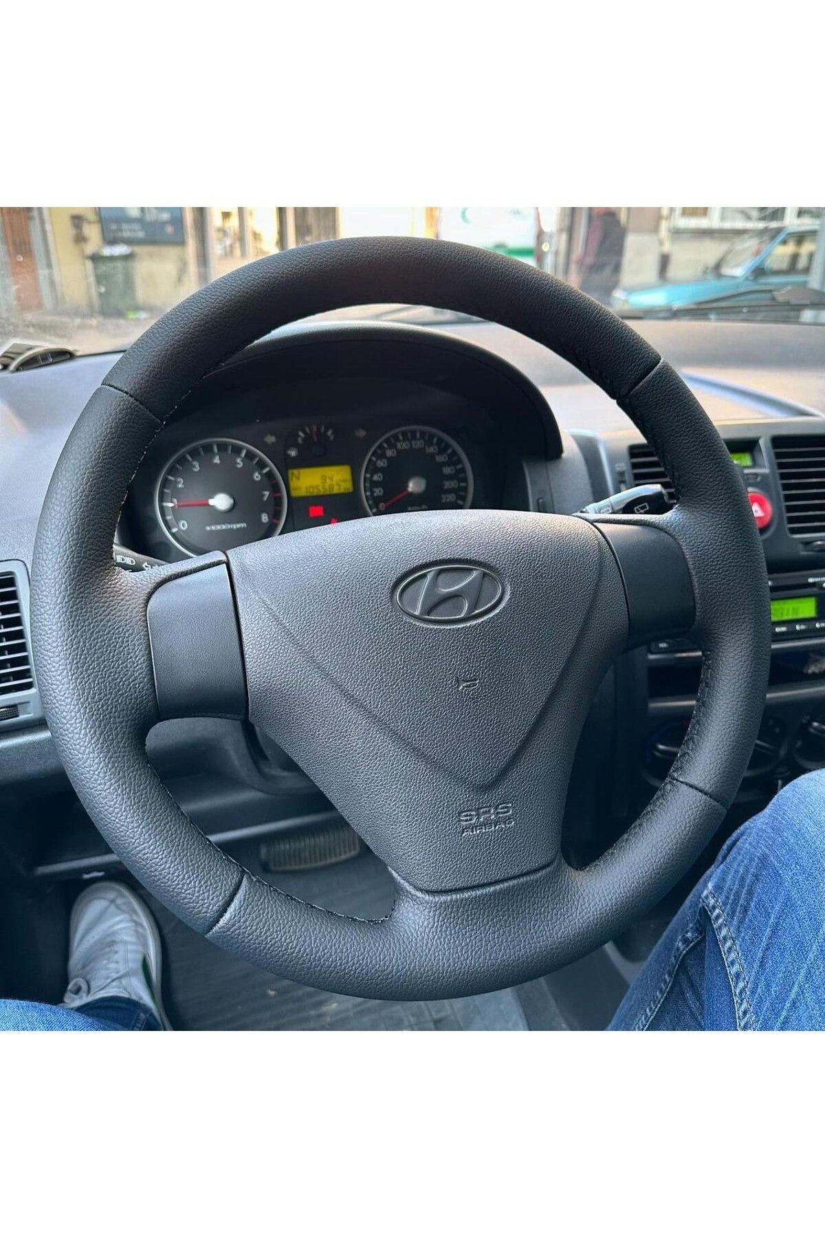 HYUNDAİ GETZ ARACA ÖZEL DİKMELİ DİREKSİYON KILFI(AÇIKLAMAYI OKUYUNUZ)