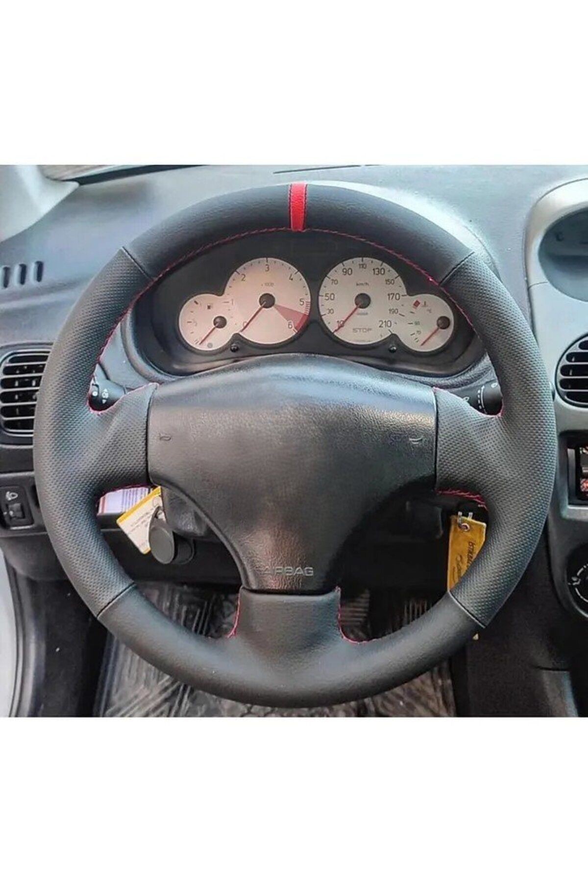 Peugeot 206 (2003-2006) Uyumlu Araca Özel Dikmeli Direksiyon Kılıfı(AÇIKLAMAYI OKUYNZ)