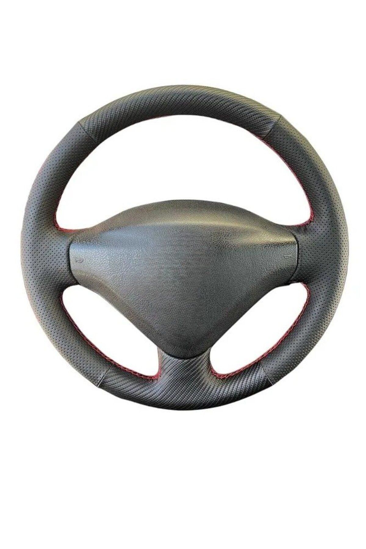 Peugeot 207 Araca Özel Direksiyon Kılıfı (NOKTALI-CARBON) Açıklamayı Okuynuz)