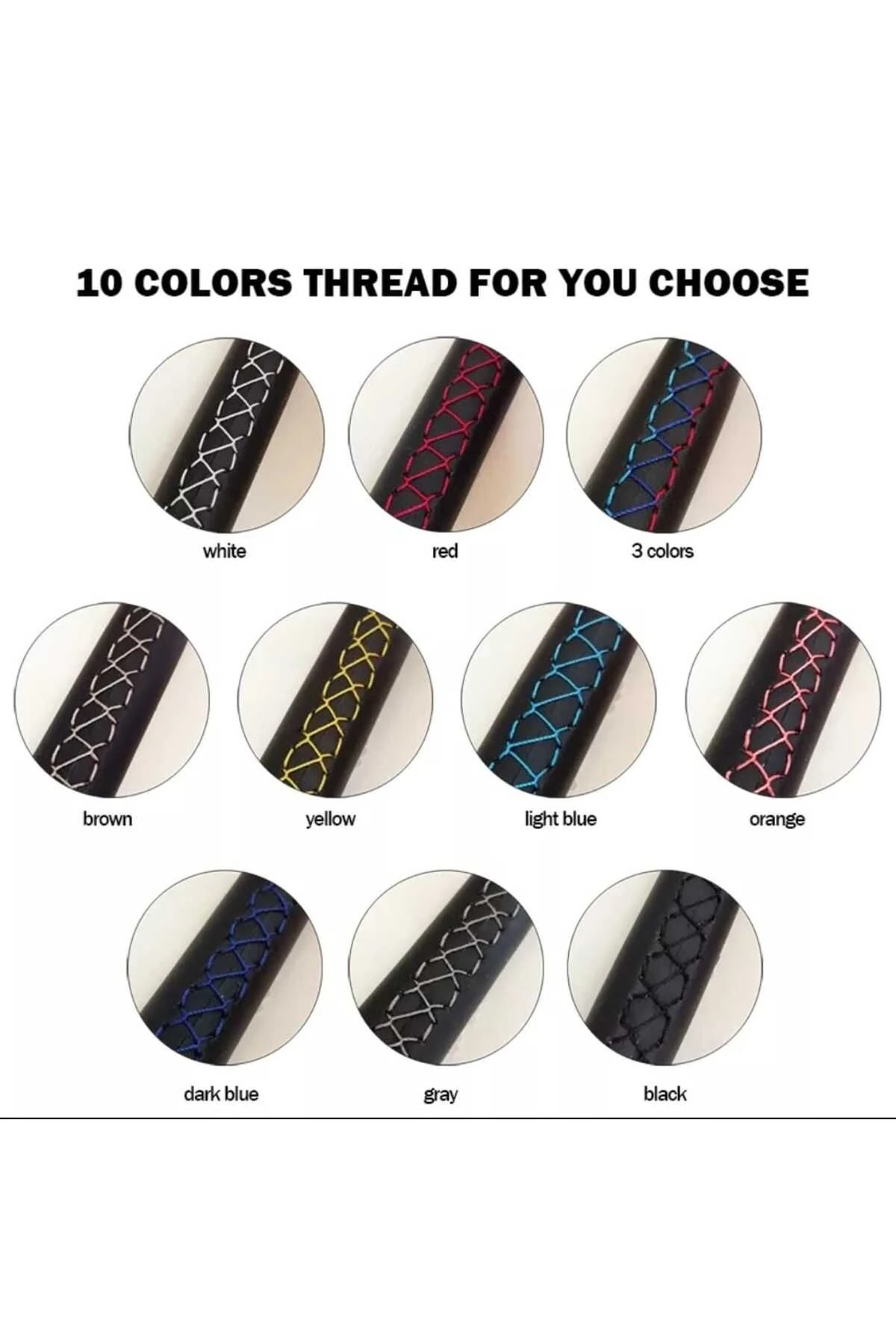 CİTRÖEN C5 AİRCROS ARACA ÖZEL DİREKSİYON KILIFI SPOR MODEL