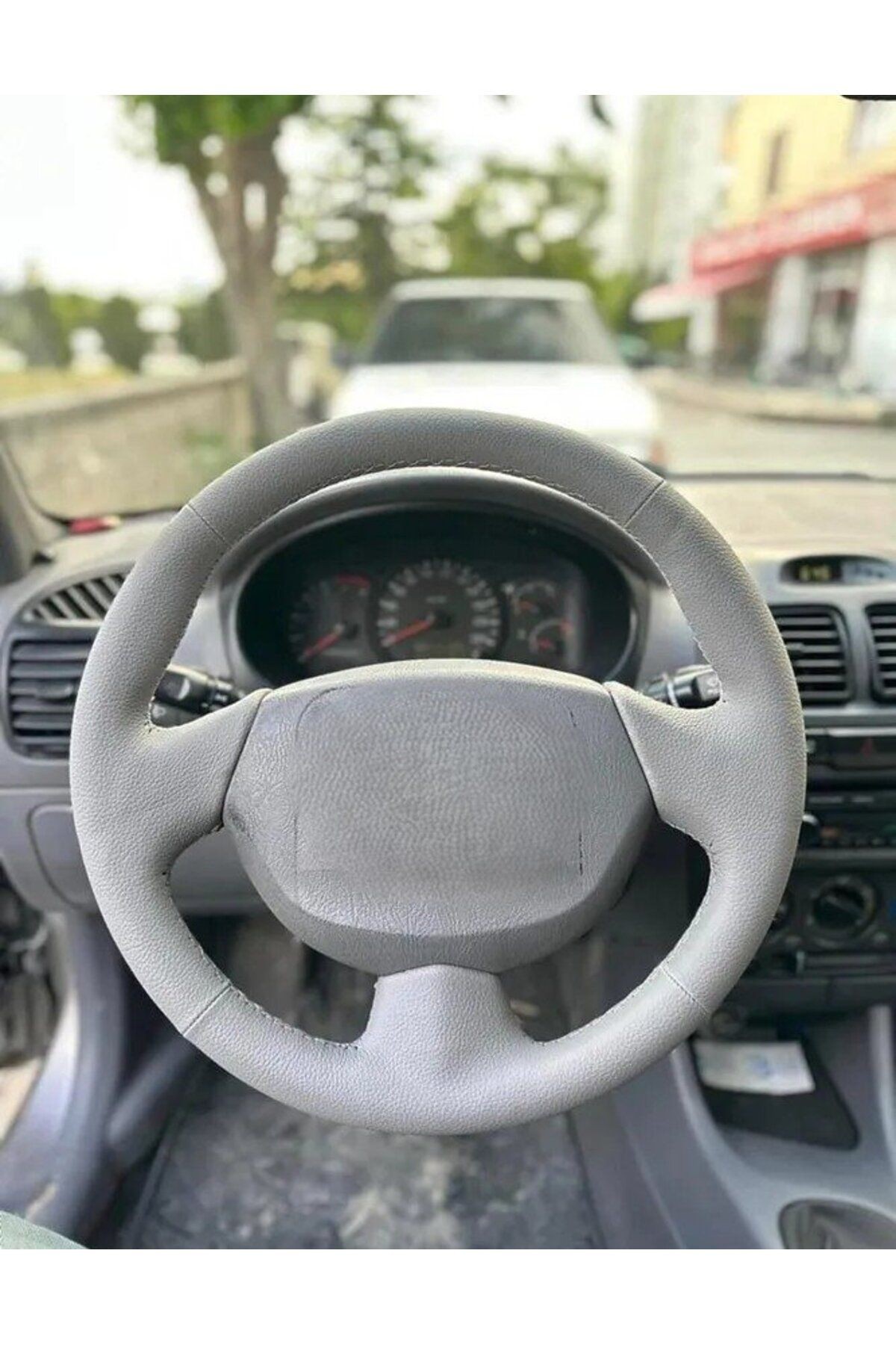 Hyundai Accent Admira Araca Özel Direksiyon Uyumlu Kılıfı Airbeg GRİ Renk