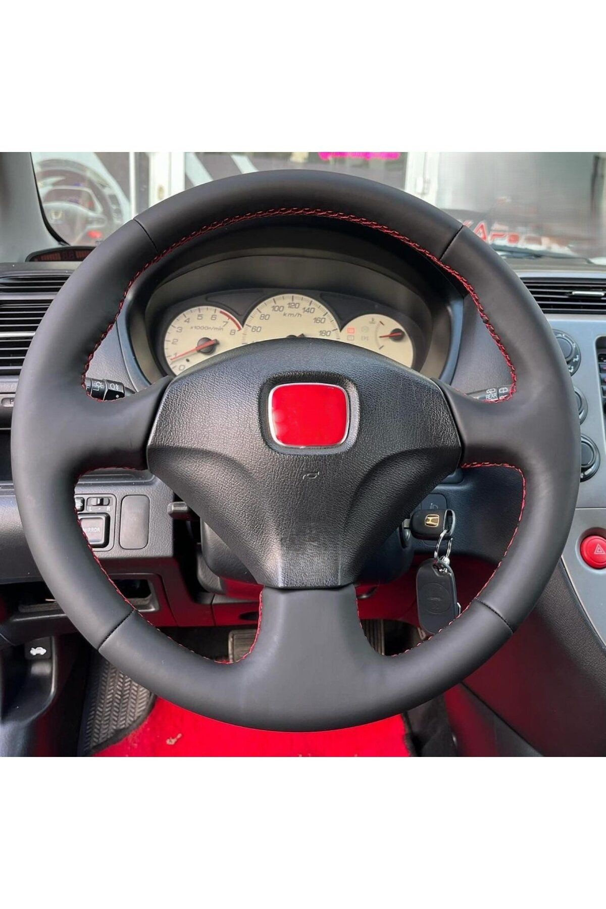 HONDA CİVİC 1998-2002 ARACA ÖZEL DİKMELİ DİREKSİYON KILIFI(AÇIKMALAYI OKUYNUZ)